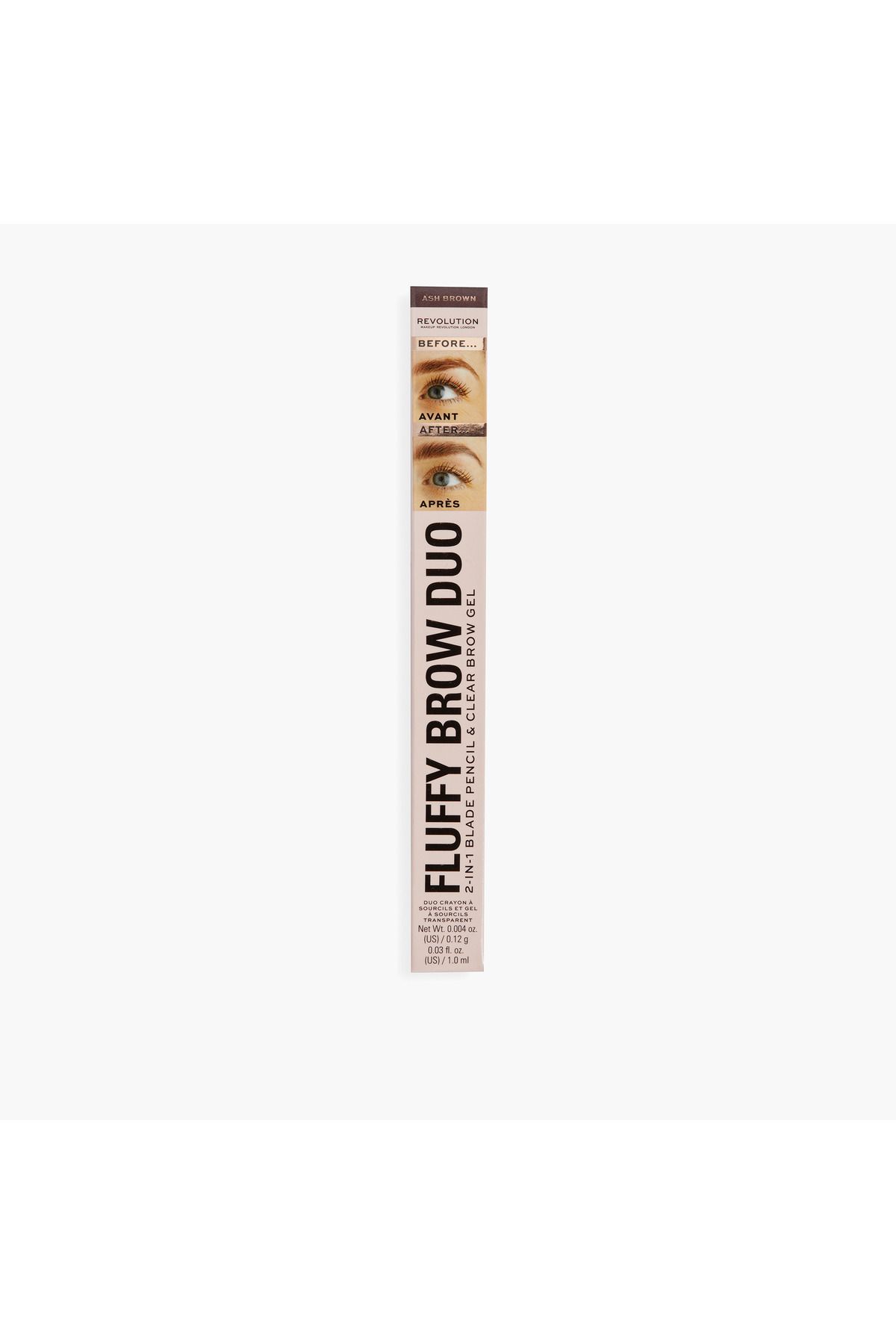MAKEUP REVOLUTION-Fluffy Brow 2-in-1 Blade Pencil and Brow Gel 1