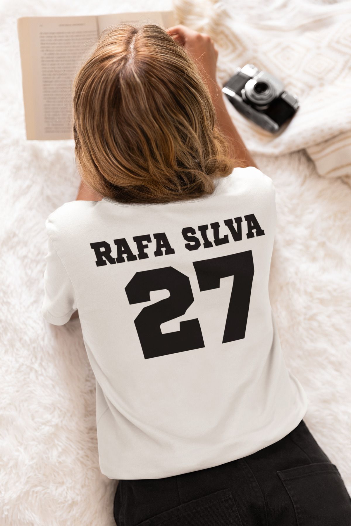 Biy Store Rafa Silva sırt forma baskılı unisex kadın erkek kısa kollu tişört t-shirt
