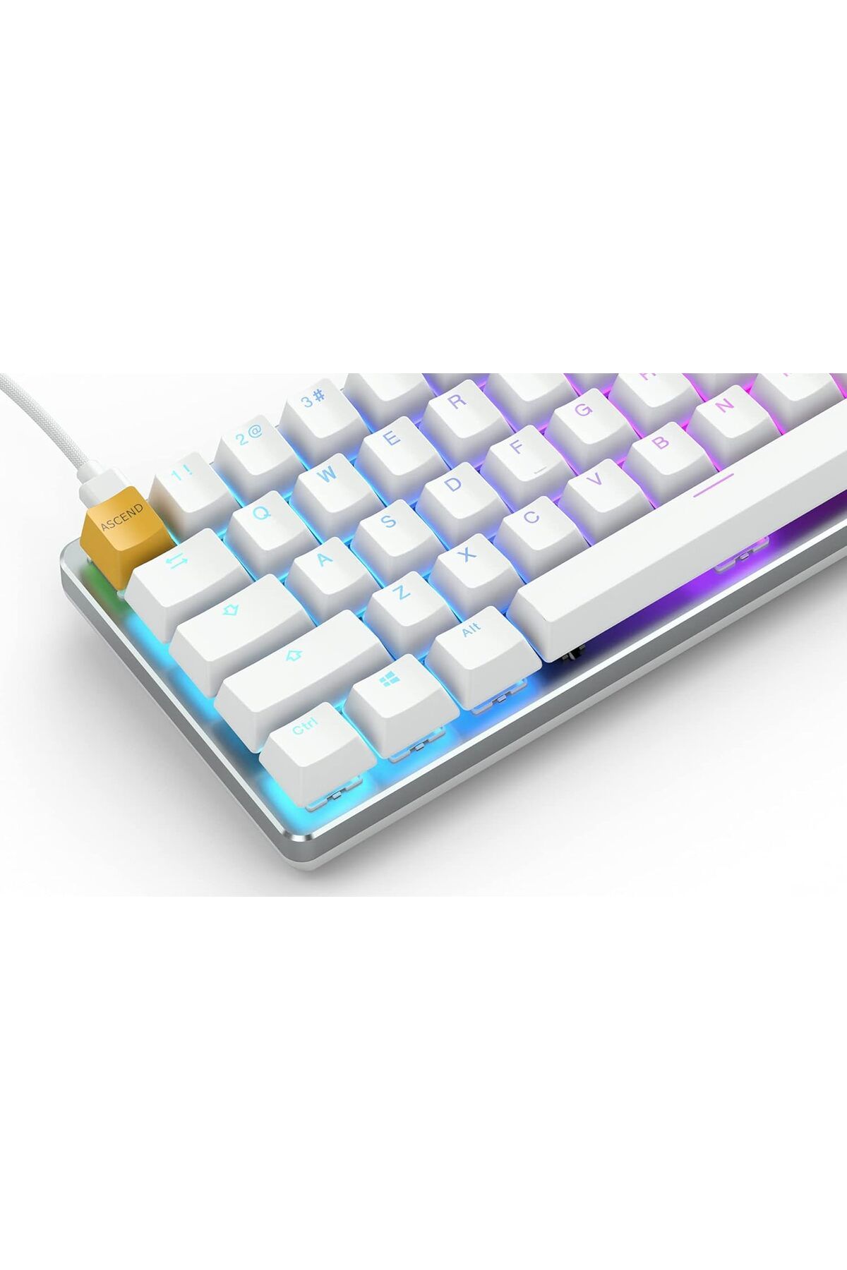 Glorious-Glorious Modular Mechanical Gaming Keyboard (Compact Size) - White, USB-C 7