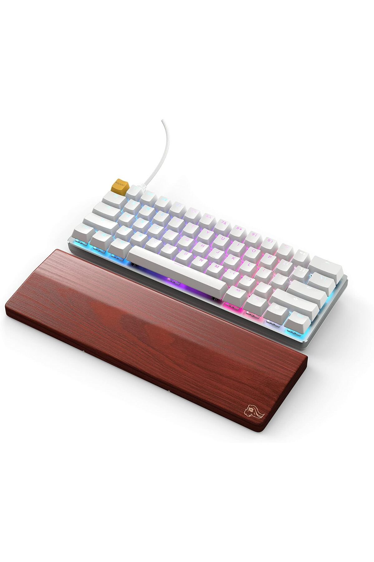 Glorious-Glorious Modular Mechanical Gaming Keyboard (Compact Size) - White, USB-C 5