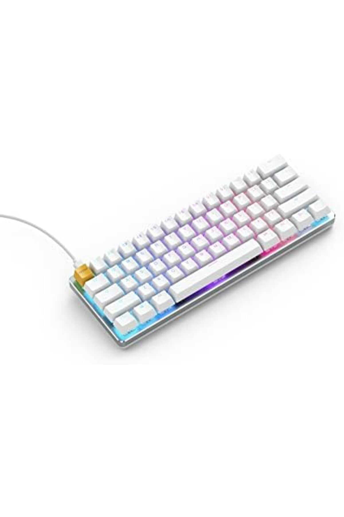 Glorious-Glorious Modular Mechanical Gaming Keyboard (Compact Size) - White, USB-C 4