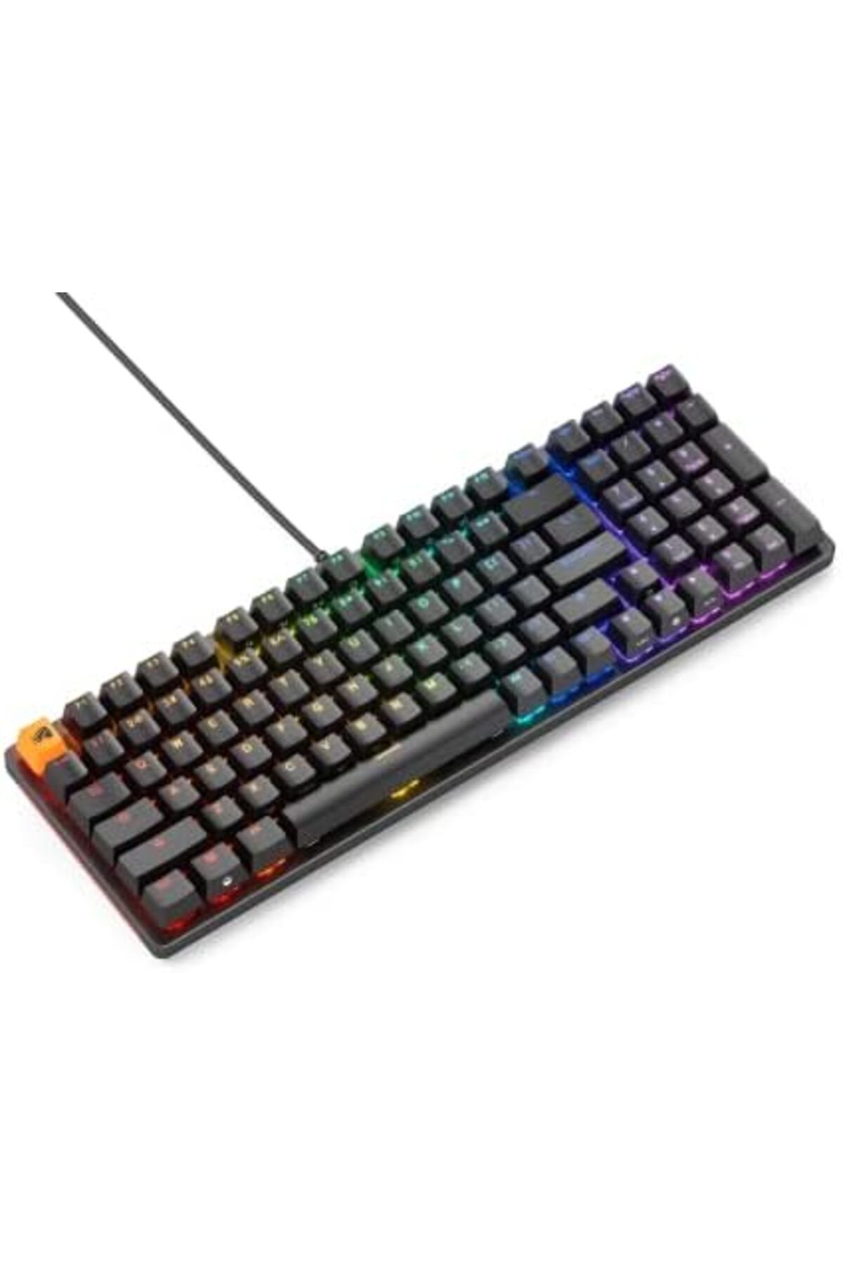 Glorious-GMMK 2 Wired Mechanical Gaming Keyboard by Glorious, Full-sized with Red Switches and RGB Lighting ( 4
