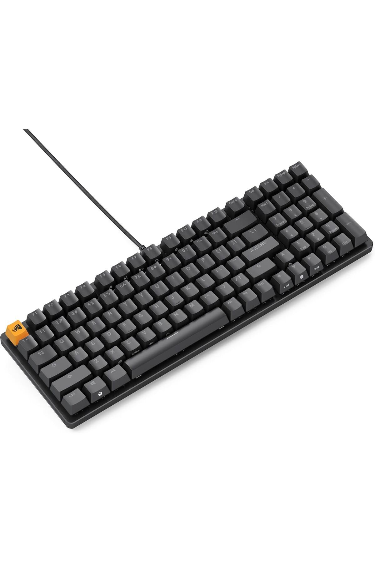 Glorious-GMMK 2 Wired Mechanical Gaming Keyboard by Glorious, Full-sized with Red Switches and RGB Lighting ( 5