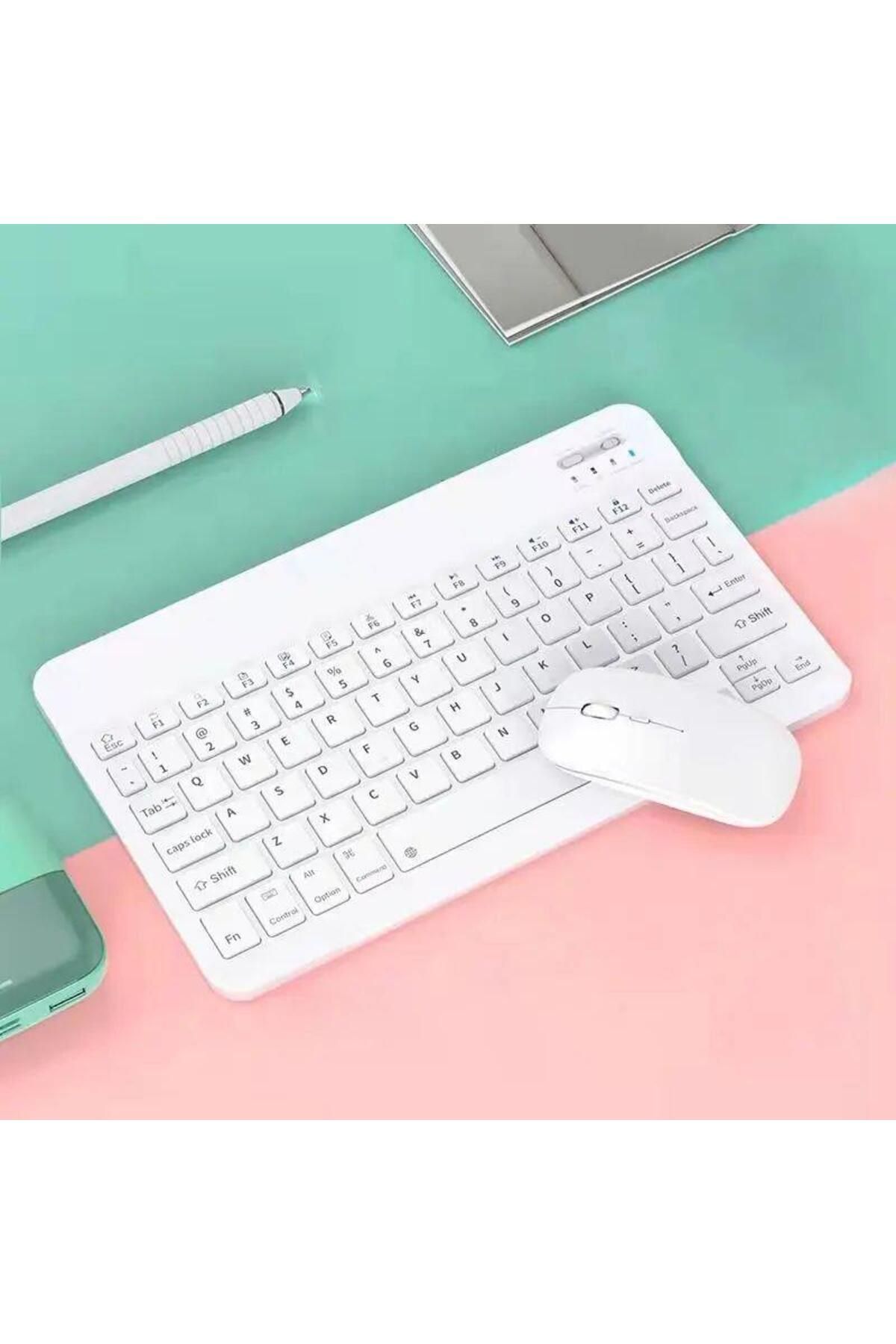 NPS - Bluetooth Klavye Mouse Set BEYAZ