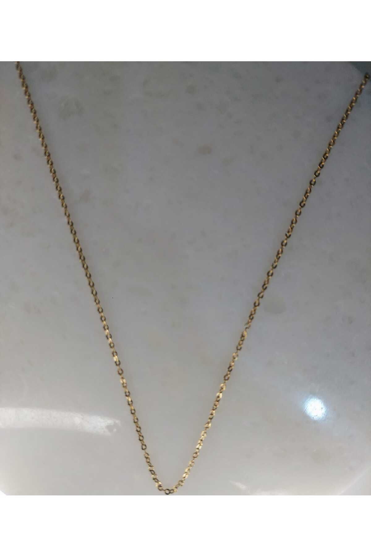 Butik çelik kadın gold zincir