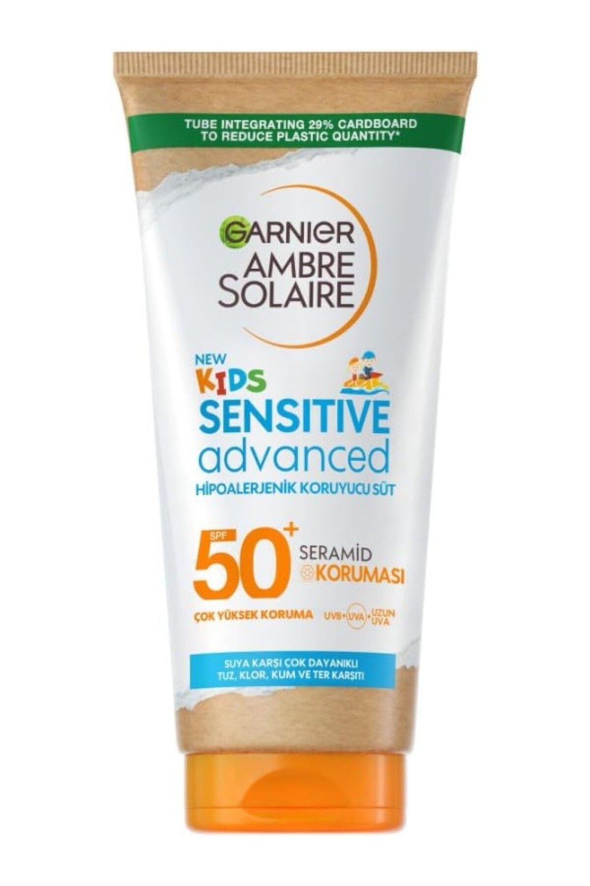 ShopZum Garnier Ambre Solaire Sensitive Advanced Hipoalerjenik Güneş Koruyucu Süt Spf50 175ml