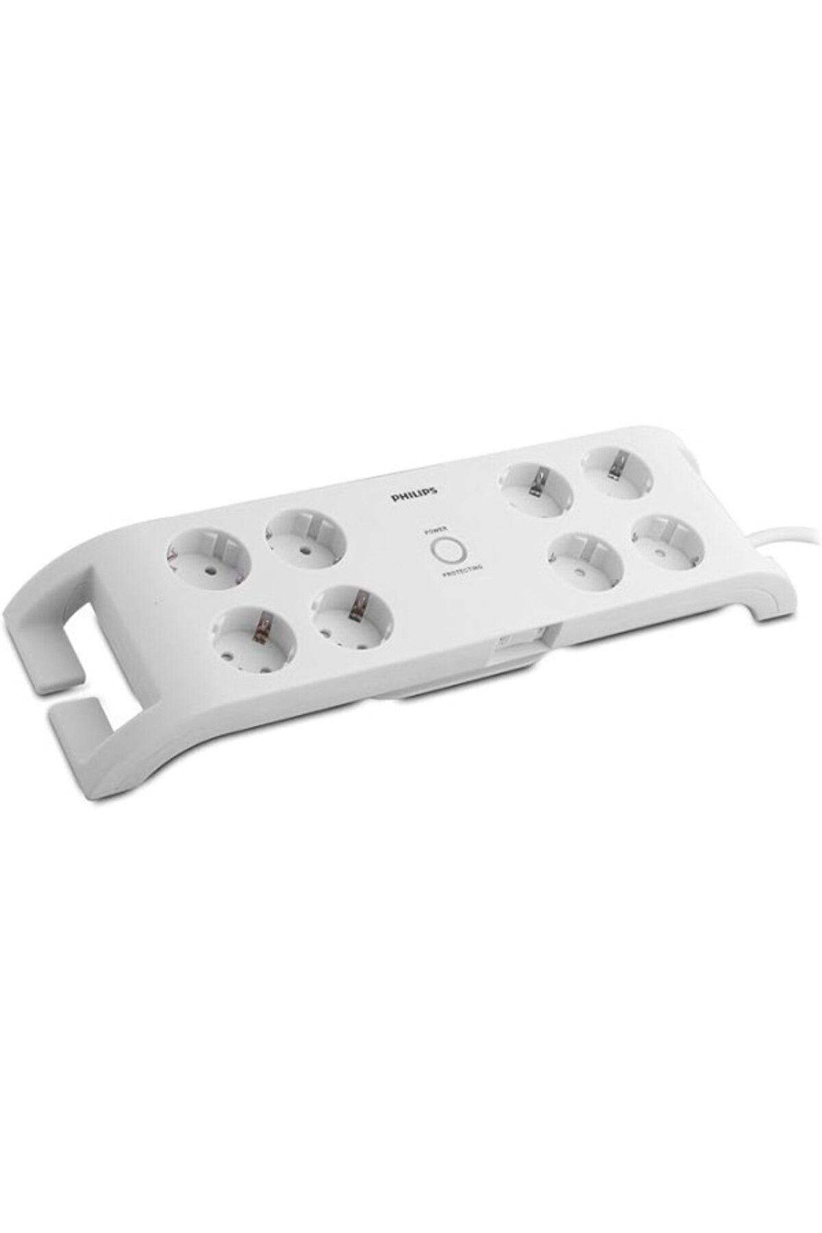 ShopZum Spn3080B/10, Çoklayıcı, 900J 8&Apos;Li Akım Korumalı 2 Metre, Beyaz Renk