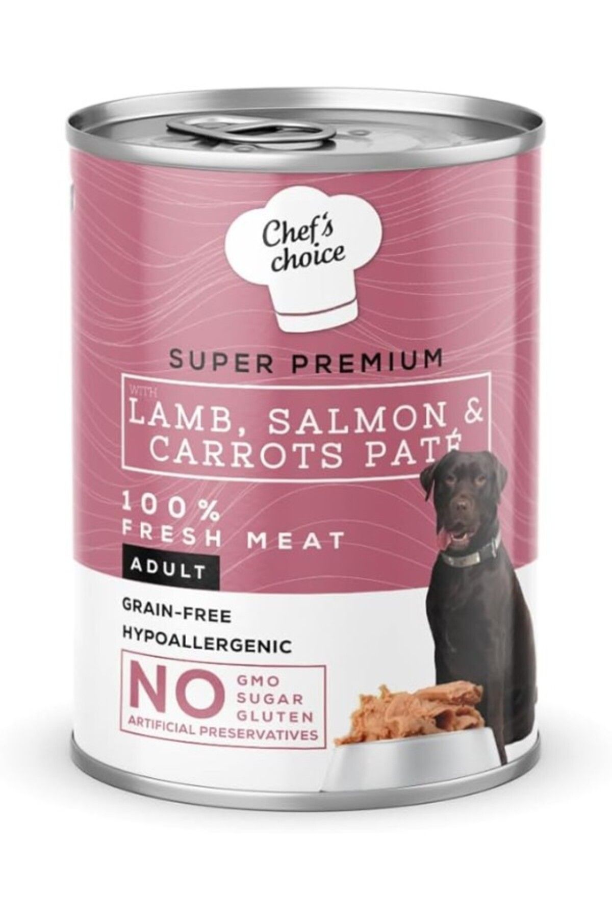 ShopZum Chef&Apos;S Choice Yetişkin Köpekler İçin, Tahılsız, Hipoalerjenik, Kuzu Etli, Somon Balıklı Ve Hav