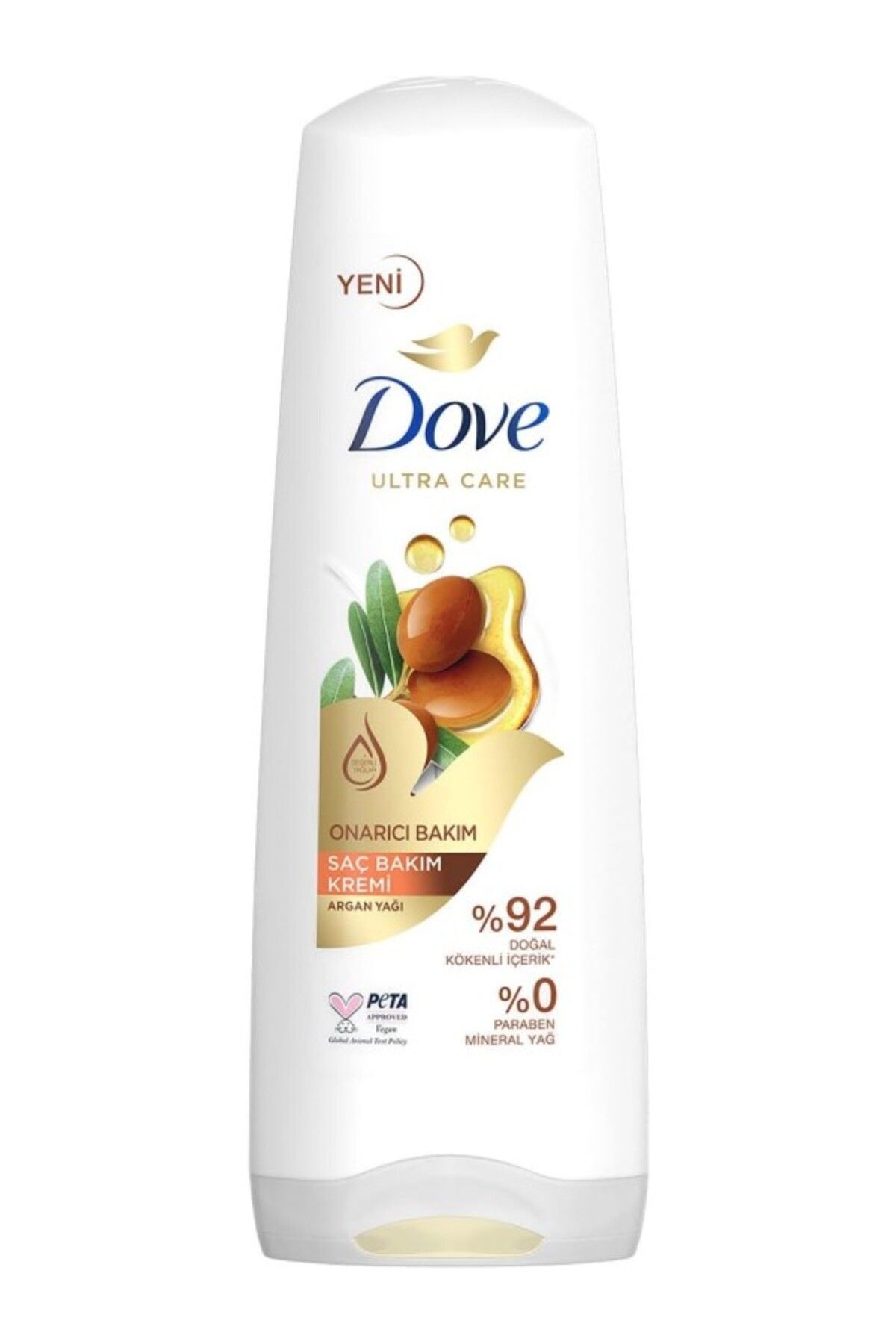 ShopZum Dove Ultra Care Saç Bakım Kremi Onarıcı Bakım Argan Yağı 350 Ml