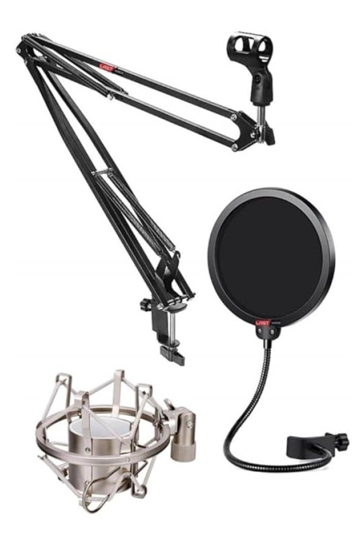 ShopZum Lastvoice Nb40X Set Rode Nt1-A İçin Mikrofon Standı Filtre Shock Mount