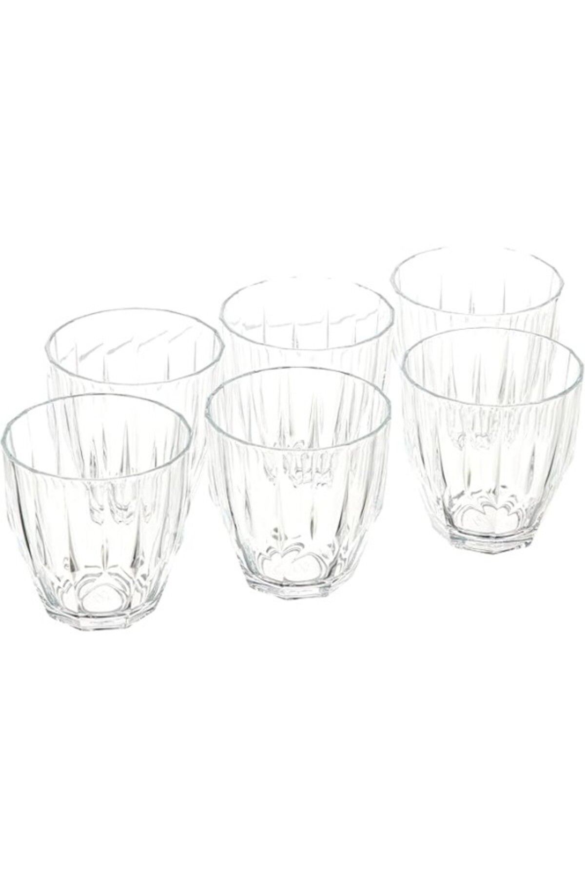 ShopZum Pasabahce Diamond Su Bardağı, Sade, 275 Ml, 6 Parça