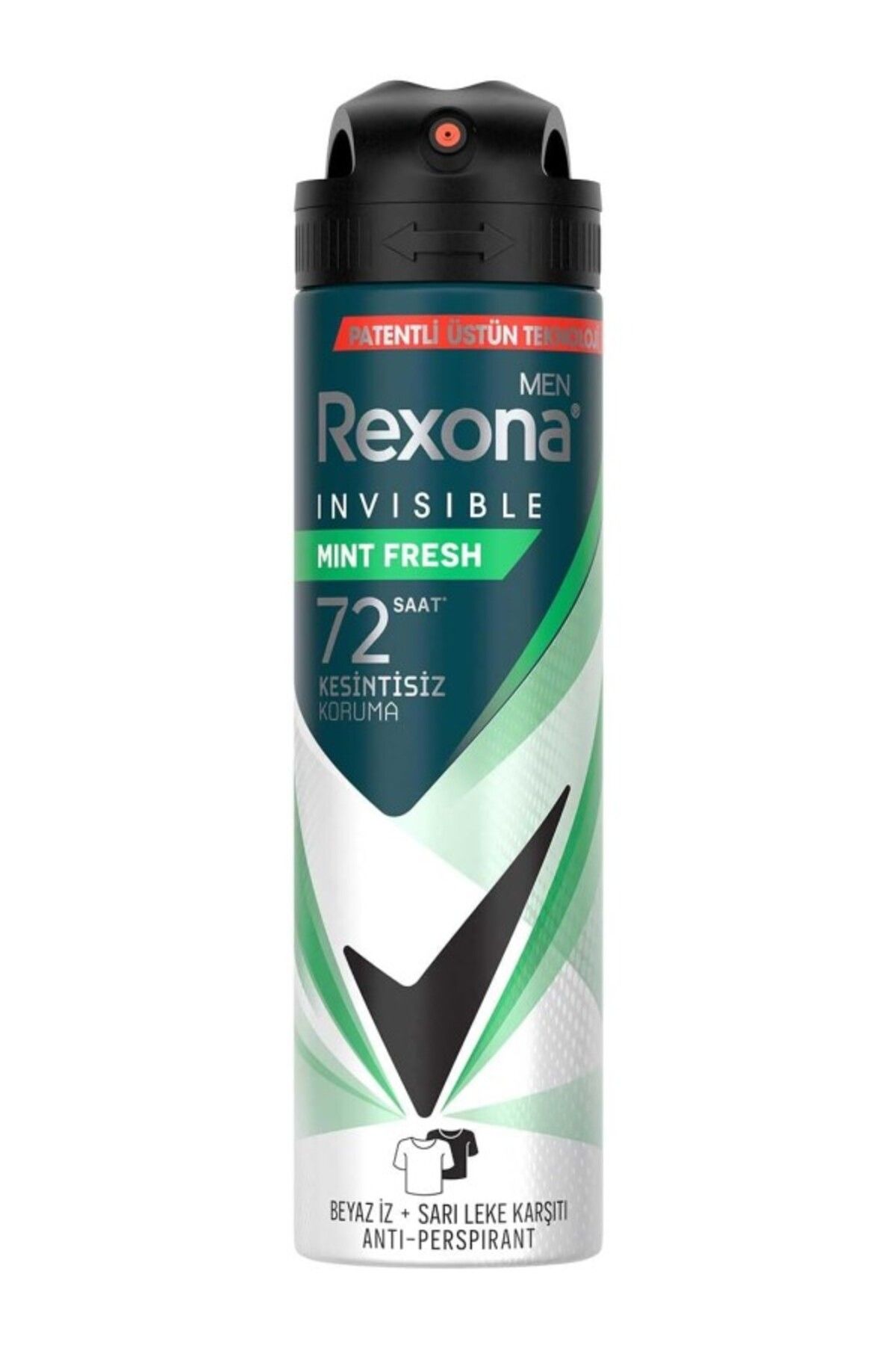 ShopZum Rexona Men Erkek Sprey Deodorant Natural Fresh Mint 72 Saat Kesintisiz Üstün Koruma 150 Ml