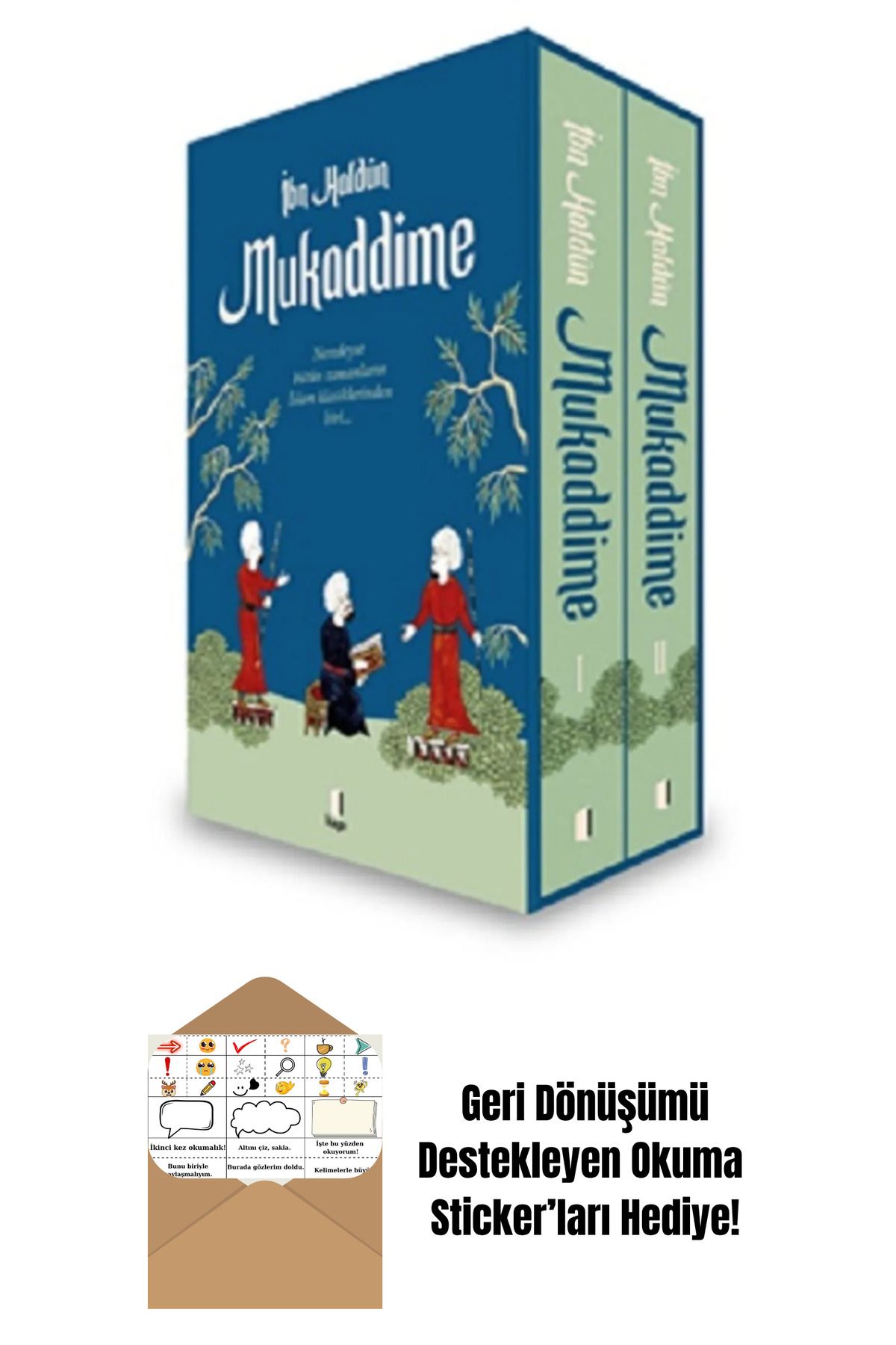 Kapı Yayınları Mukaddime 1-2 (Ciltli-Kutulu) + Okuma Sticker'ları