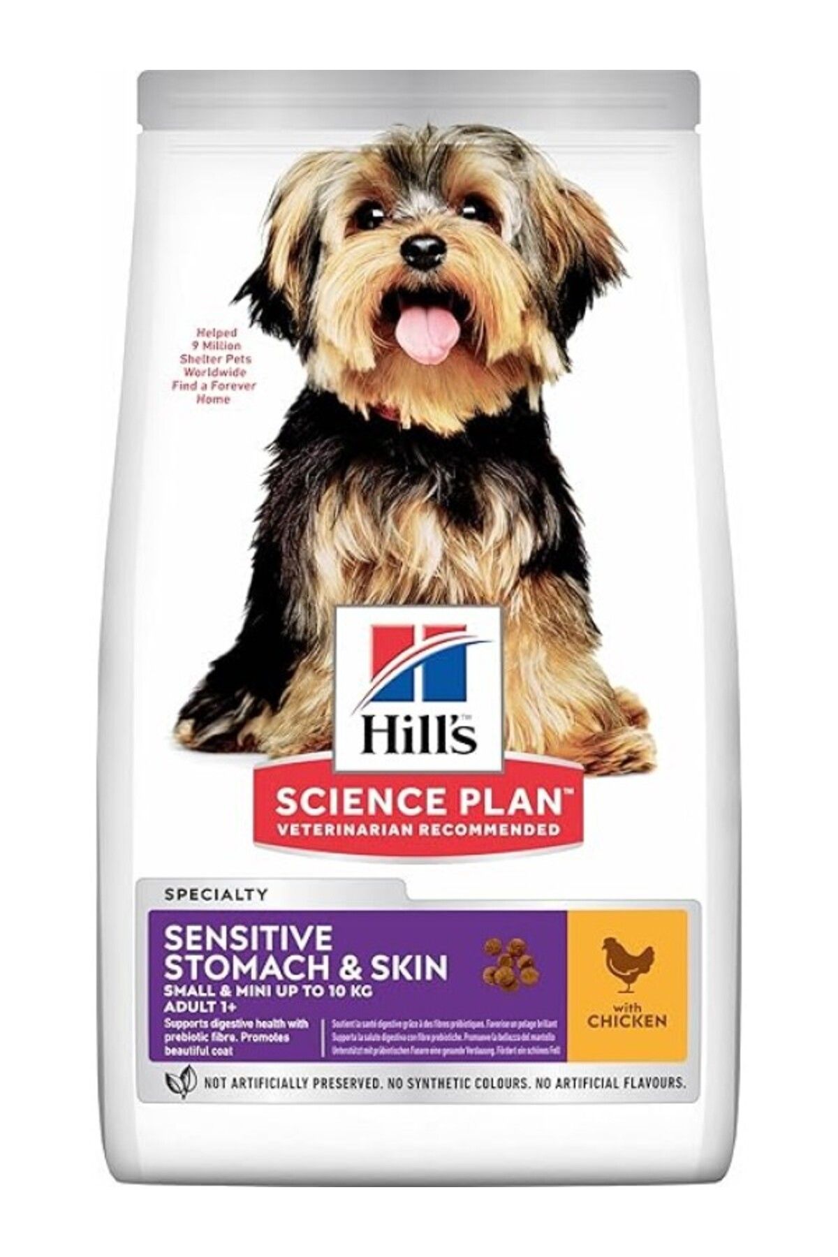 ShopZum Hill&Apos;S Science Plan Hassas Mide &Amp; Deri Yetişkin Küçük Ve Mini Irk Tavuklu Köpek Maması 1.5