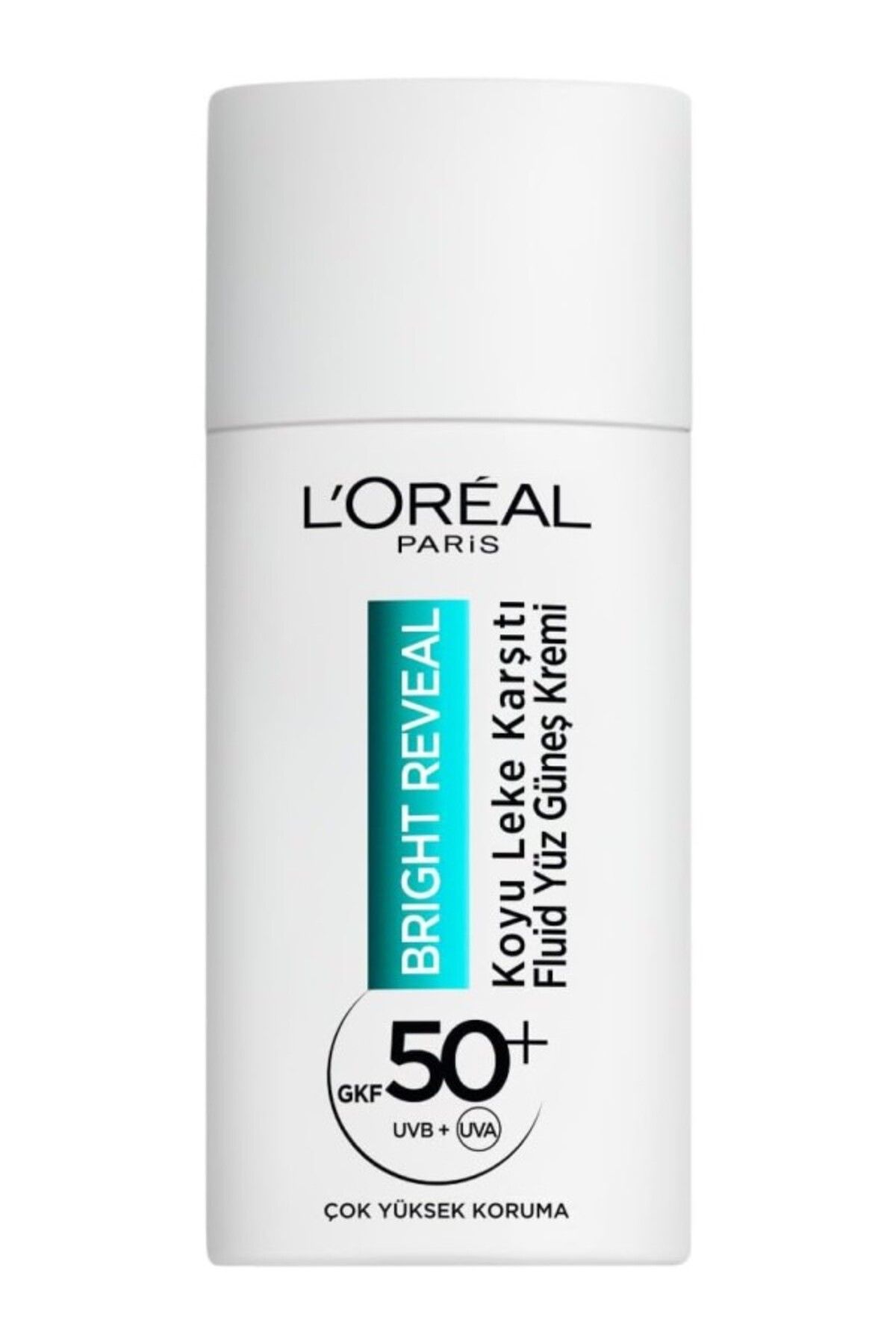 ShopZum L’Oréal Paris Bright Reveal Spf 50, Koyu Leke Karşıtı Fluid Günlük Yüz Güneş Kremi 50Ml