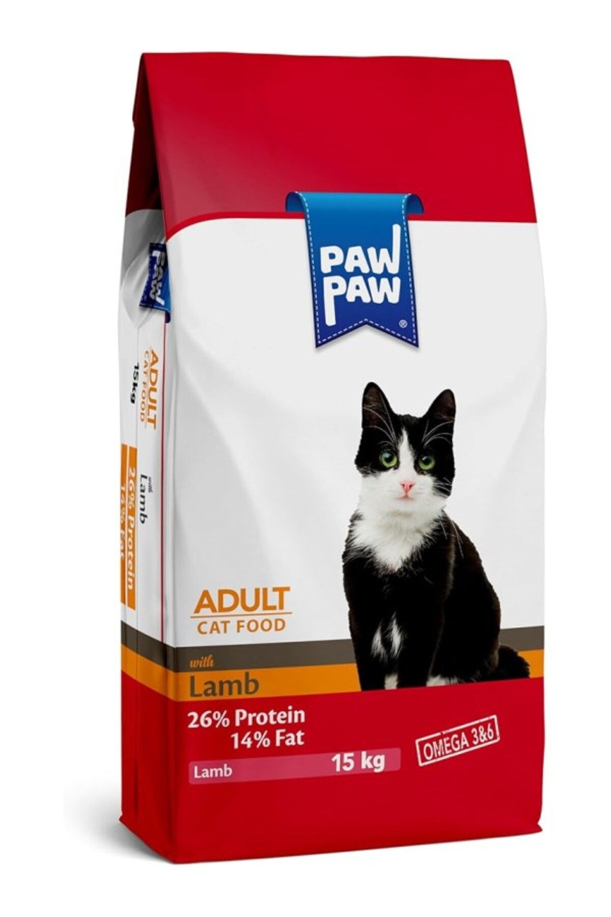 ShopZum Paw Paw Kuzu Etli Yetişkin Kedi Maması 15 Kg