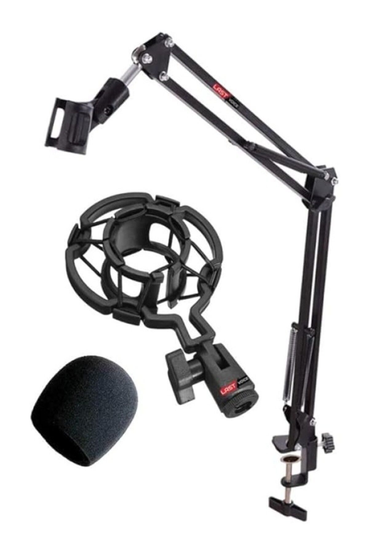 ShopZum Lastvoice Nb39X Mikrofon Standı + Shock Mount + Sünger Seti