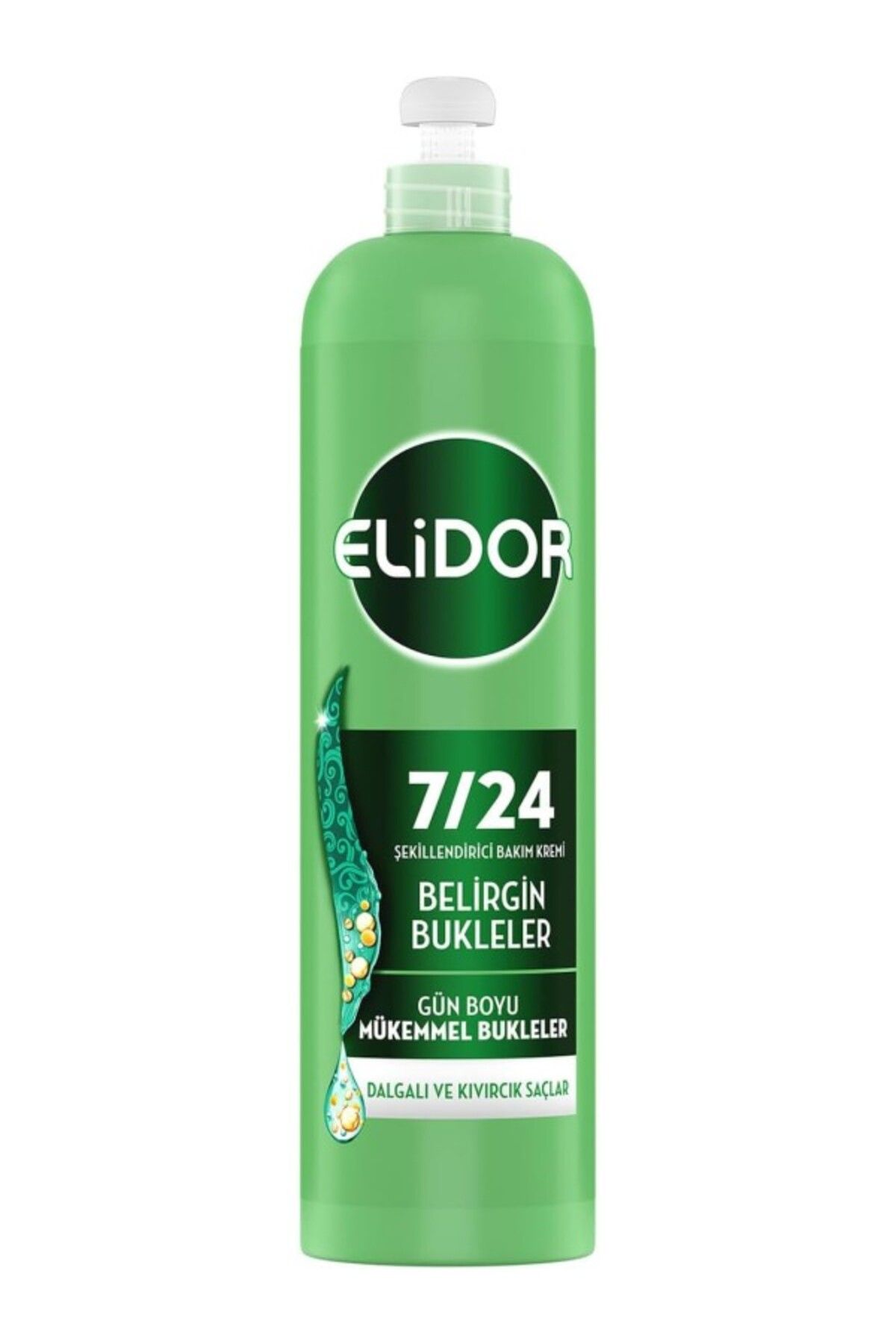 ShopZum Elidor 7/24 Şekillendirici Saç Bakım Kremi Belirgin Bukleler Dalgalı Ve Kıvırcık Saçlar 240 Ml