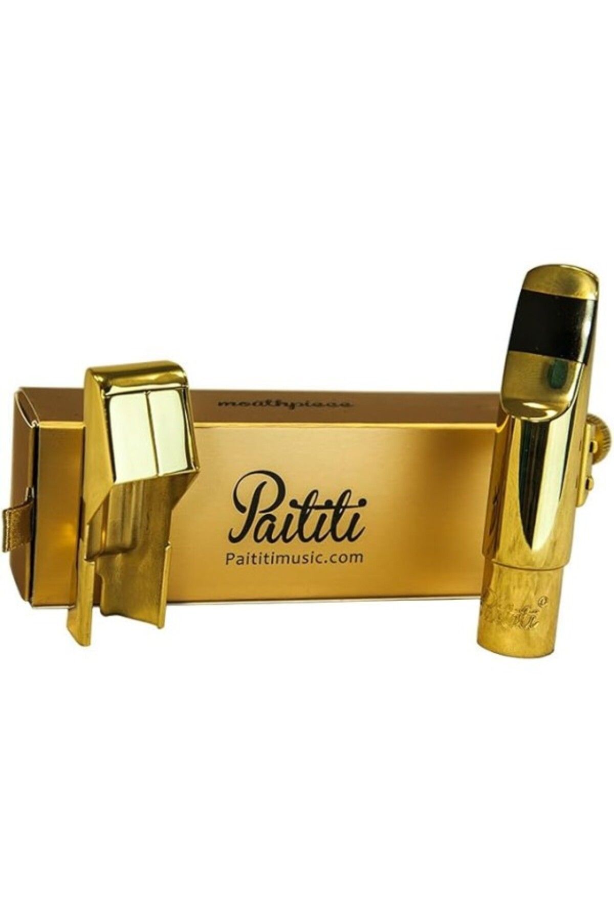 ShopZum Paititi Profesyonel Altın Kaplama Alto Saksafon Metal Ağızlık #6