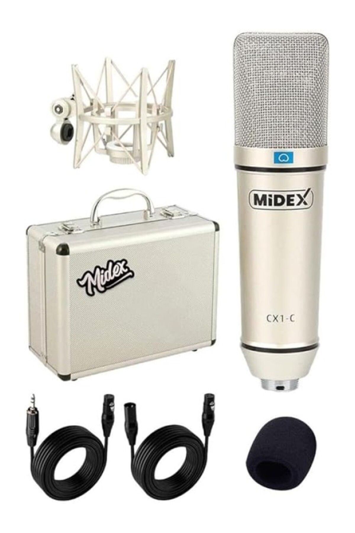 ShopZum Midex Cx1 Profesyonel Üst Seviye Condenser Stüdyo Mikrofonu