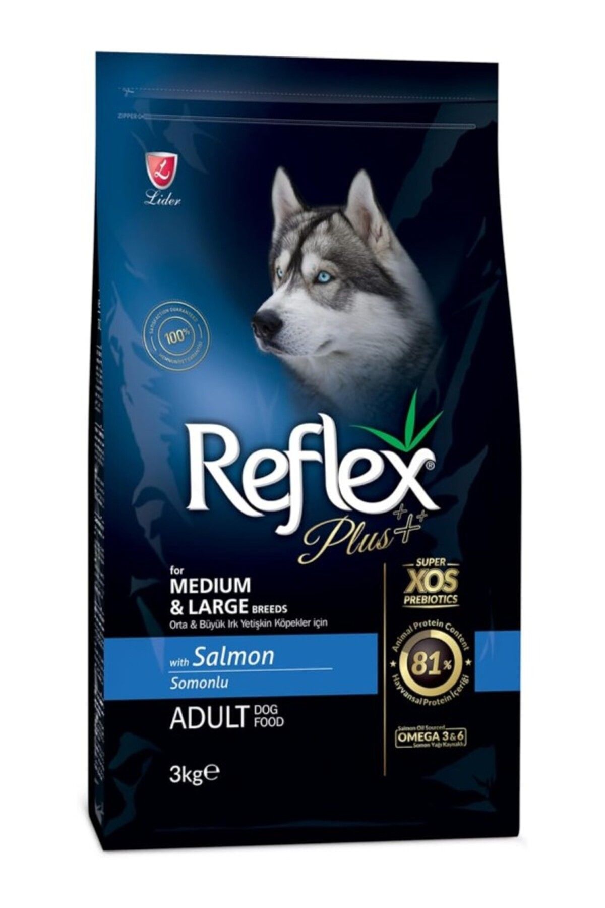 ShopZum Plus Orta&Amp;Büyük Irk Somonlu Yetişkin Köpek Maması 3 Kg