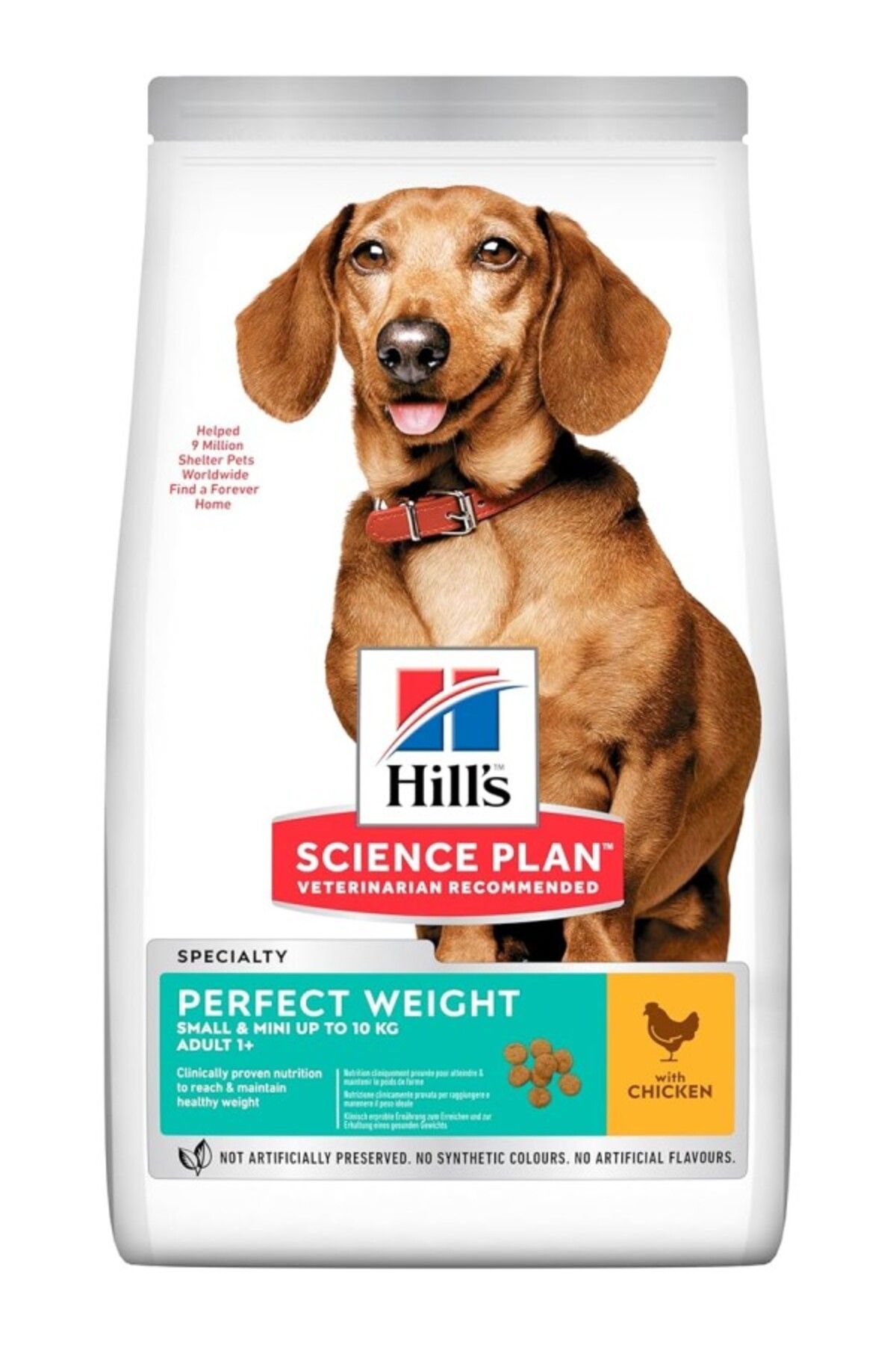 ShopZum Hill&Apos;S Perfect Weight Tavuklu Small Ve Mini Yetişkin Köpek 1.5 Kg