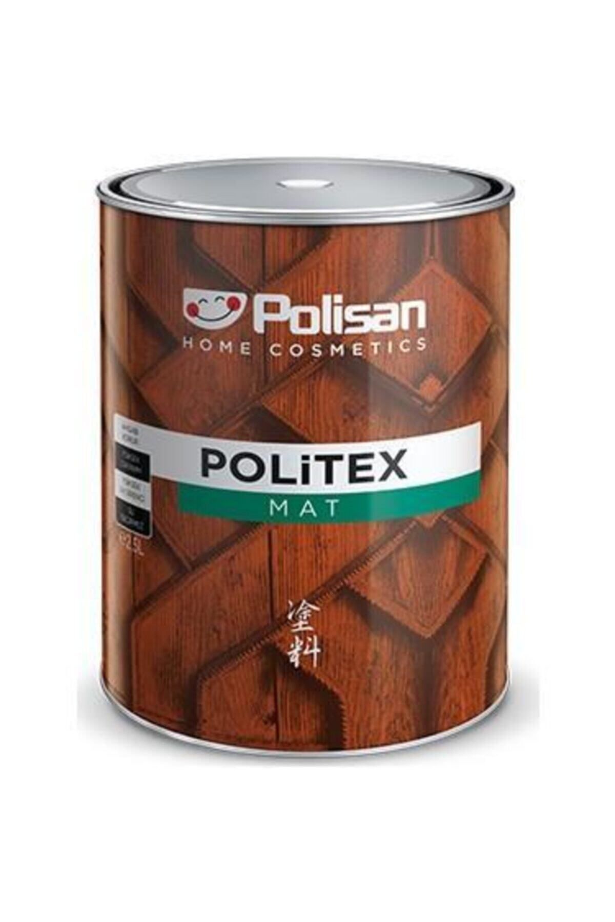 Polisan Politex Mat Dekoratif Vernik Kestane - 0,75 L