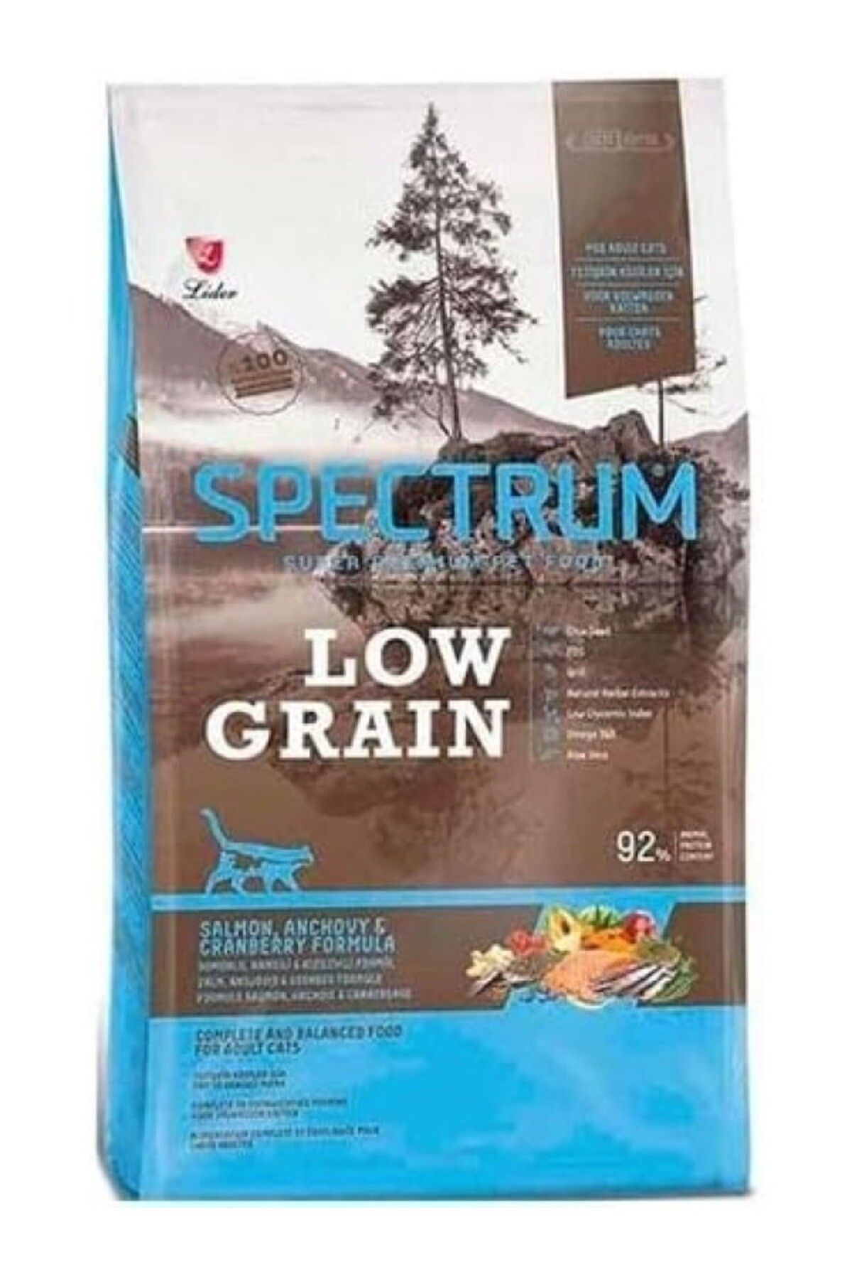 ShopZum Spectrum Lg Somonlu Hamsili Kızılcıklı Yetişkin Kedi Maması 12 Kg