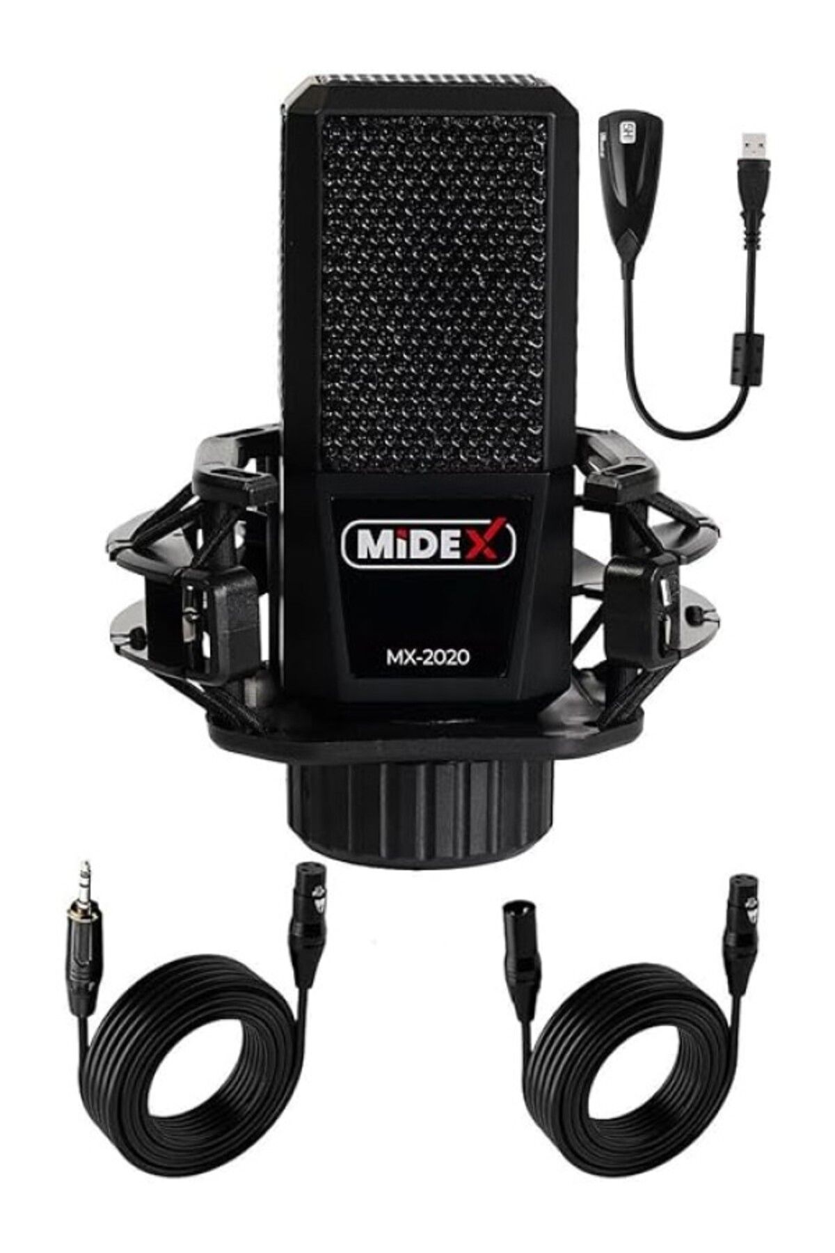 ShopZum Midex Mx-2020 Condenser 48v Stüdyo Ses Kayıt Mikrofonu