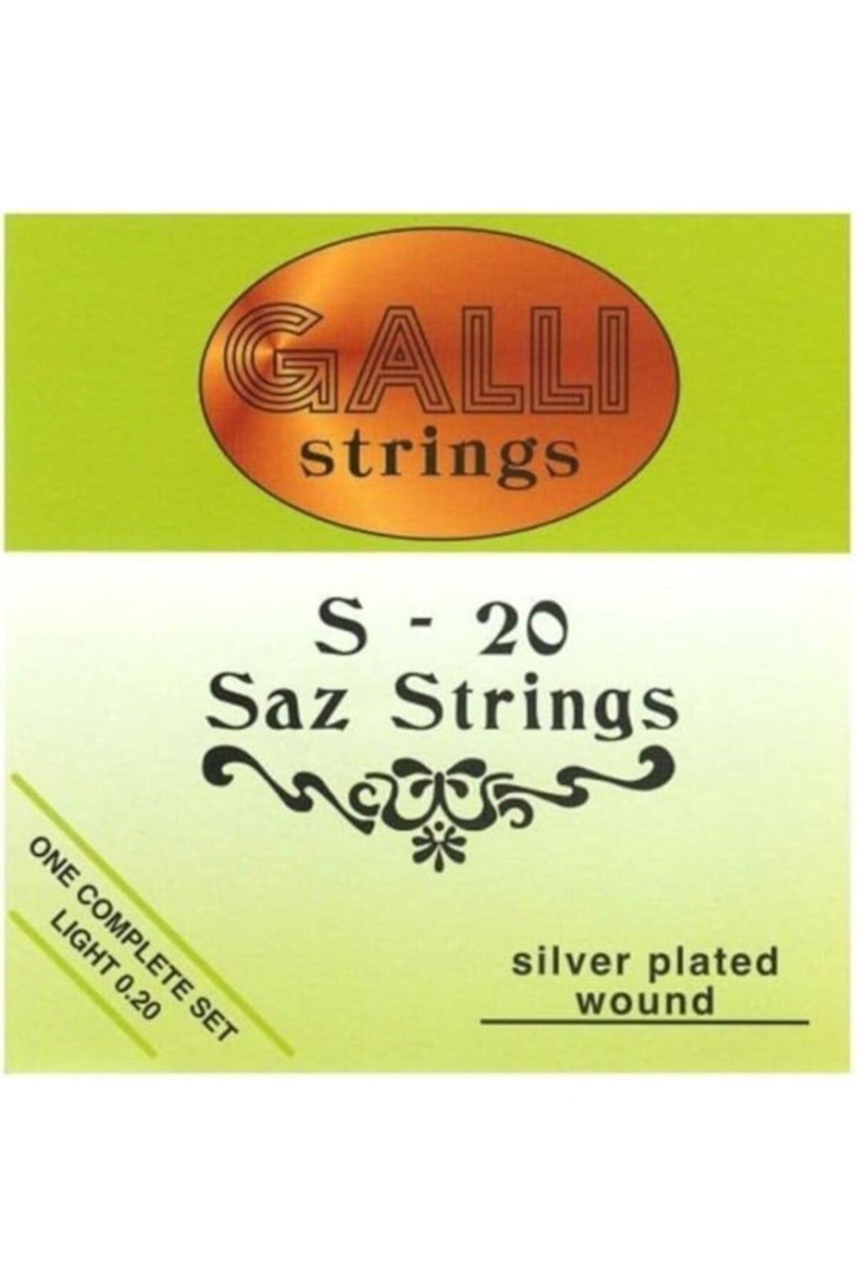 ShopZum Galli S20 Bağlama Teli 0,20 Uzun Sap Saz Için S-20