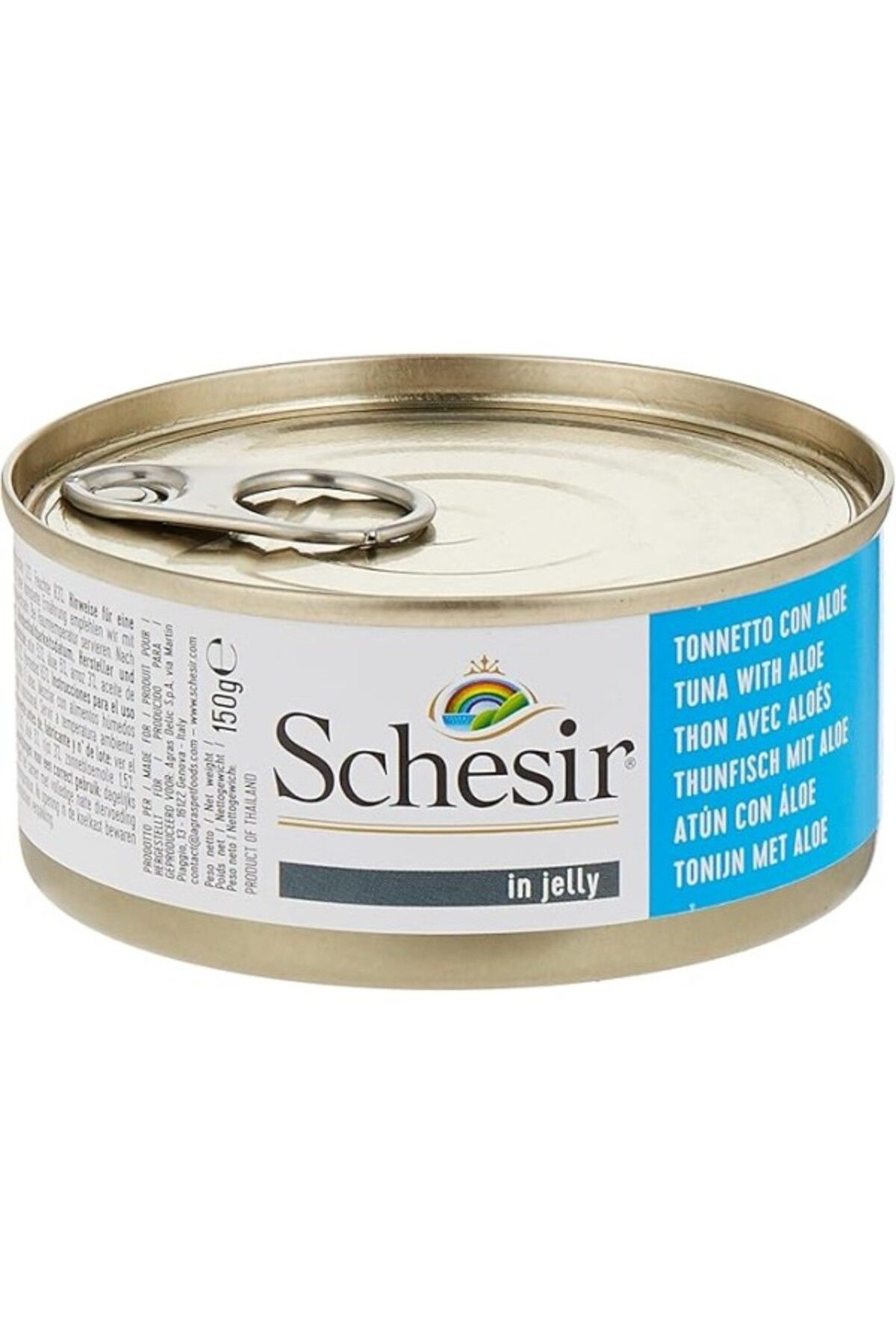 ShopZum Schesir Yavru Köpek Konservesi 150 Gr Ton Balıklı + Aloevera