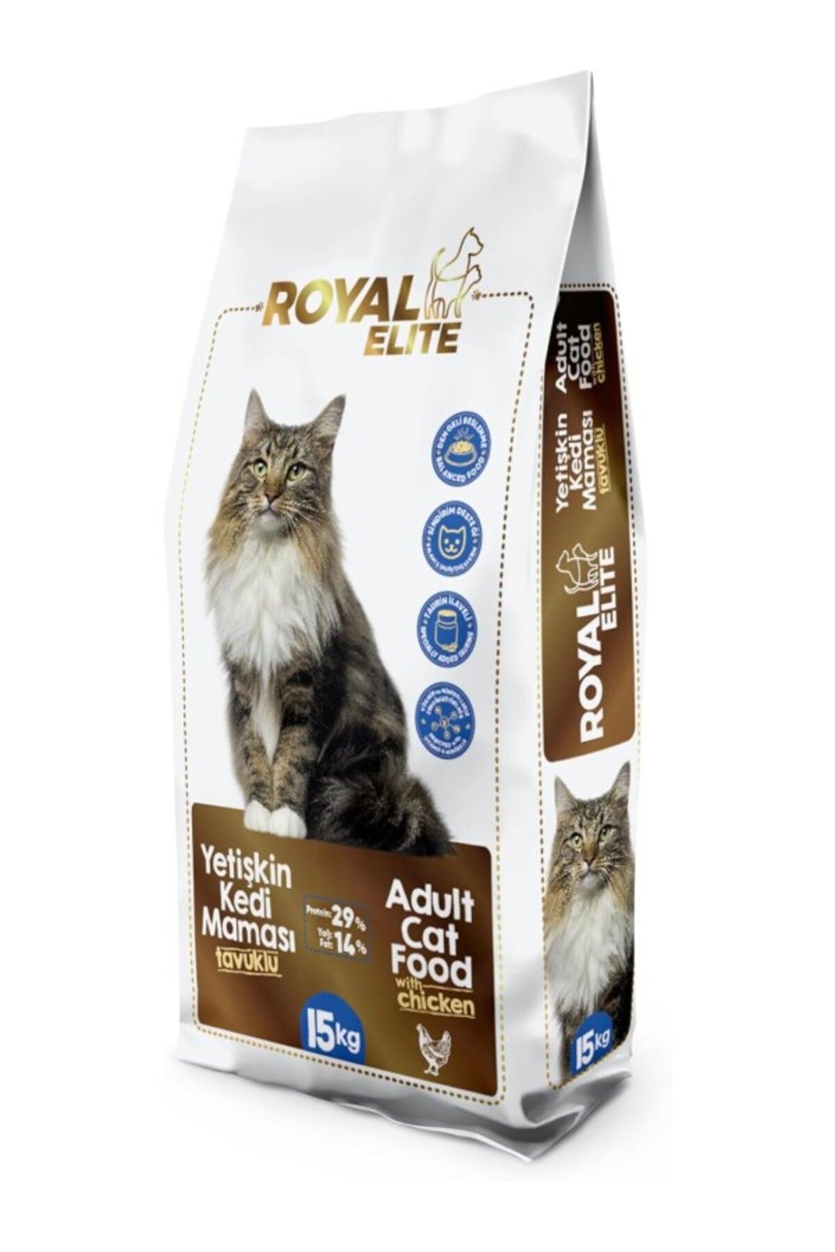 ShopZum Royal Elite Tavuklu Yetişkin Kedi Mamasi (15 KG)