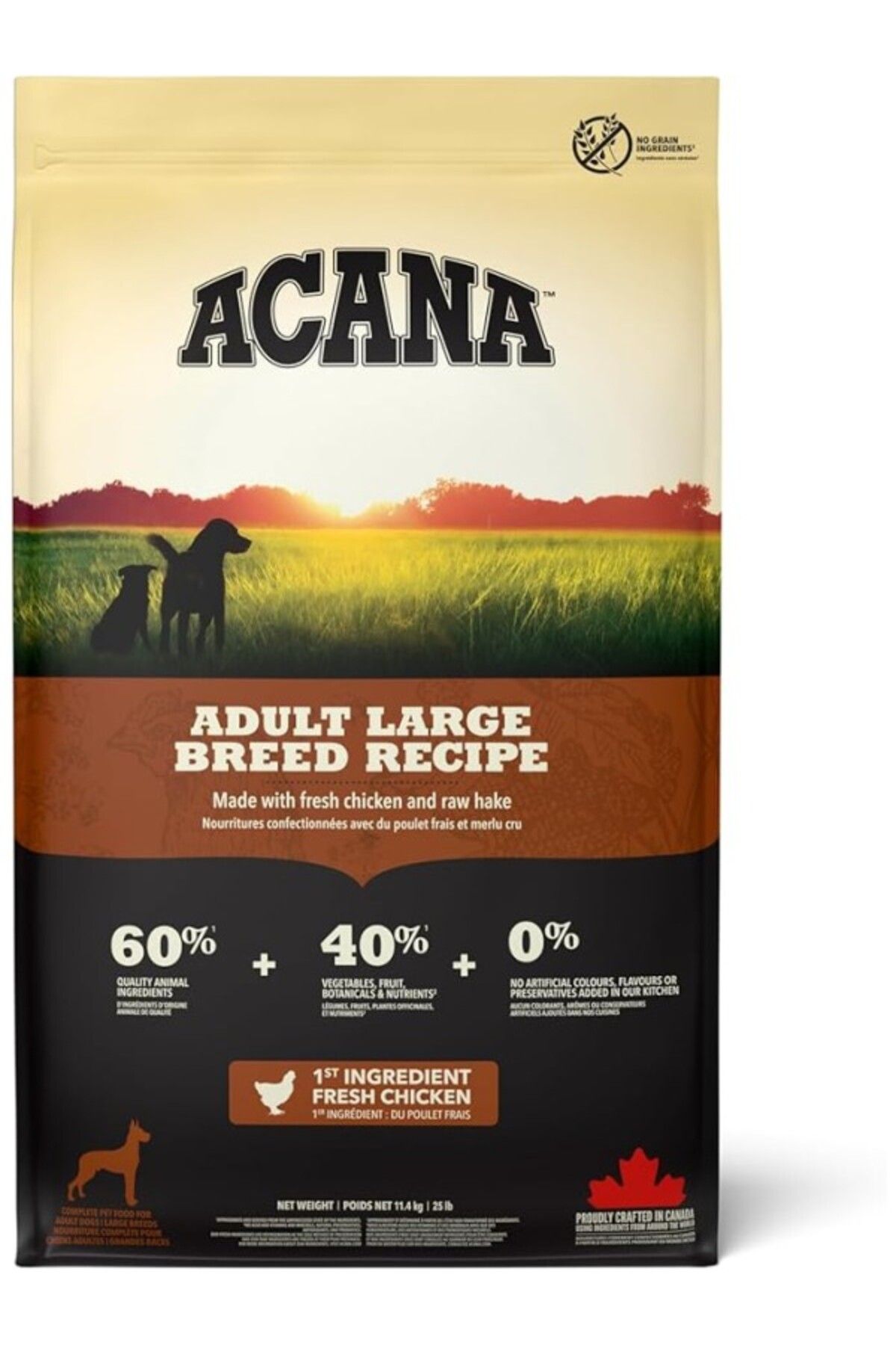 ShopZum Acana Heritage Kuru Köpek Maması, Yetişkin, Büyük Irk, 11.4 Kg