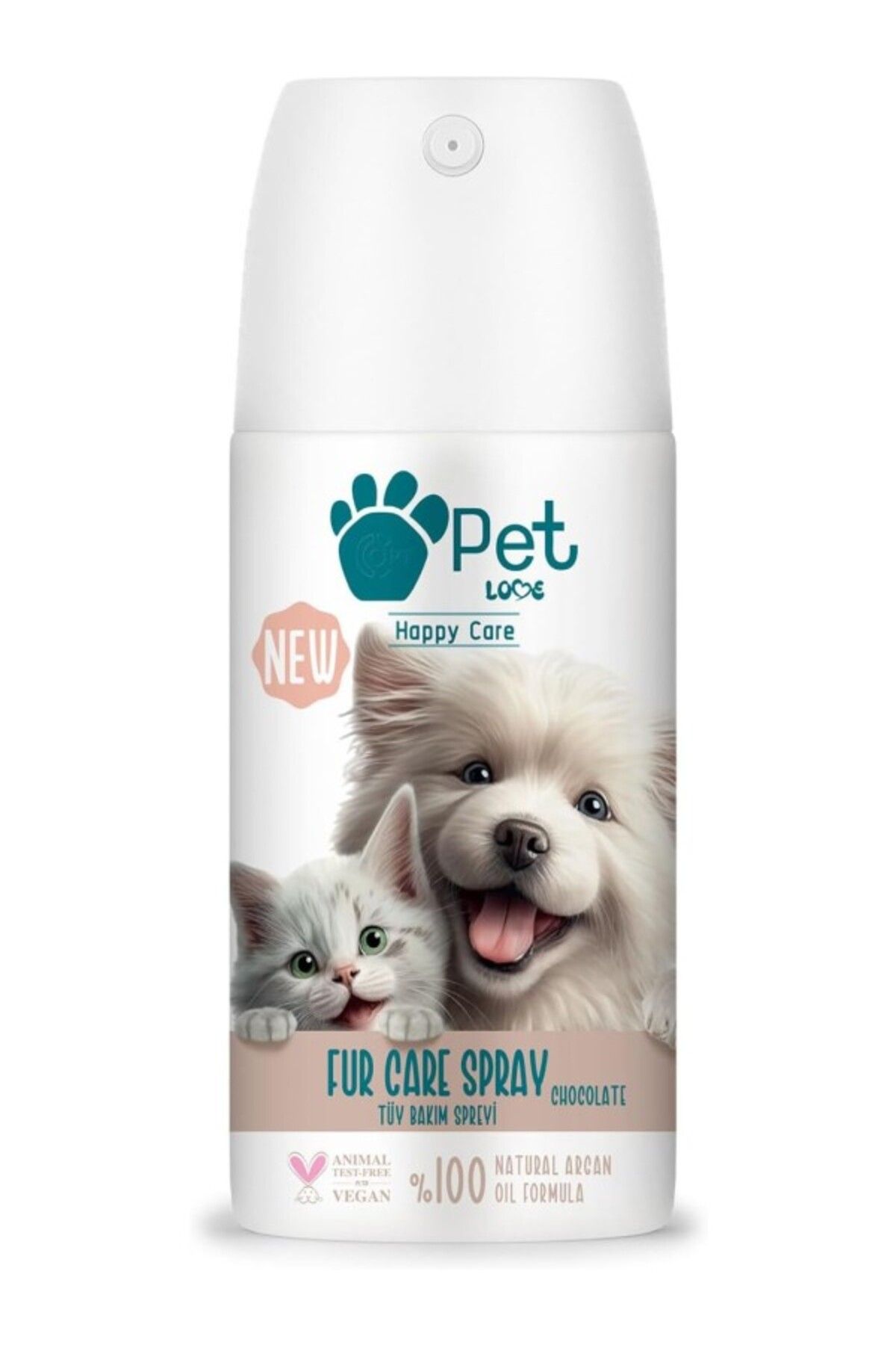 ShopZum Petlove Tüy Bakım Spreyi, Çikolata, 150 Mililitre