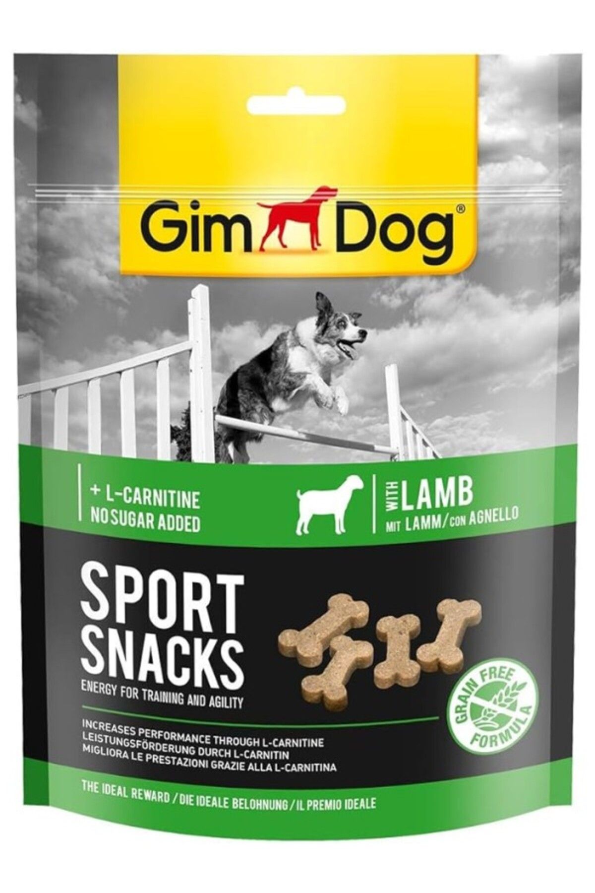 ShopZum Gimdog Sportsnacks Kuzu&Amp;L-Carnitinli Ödül Tableti 150Gr