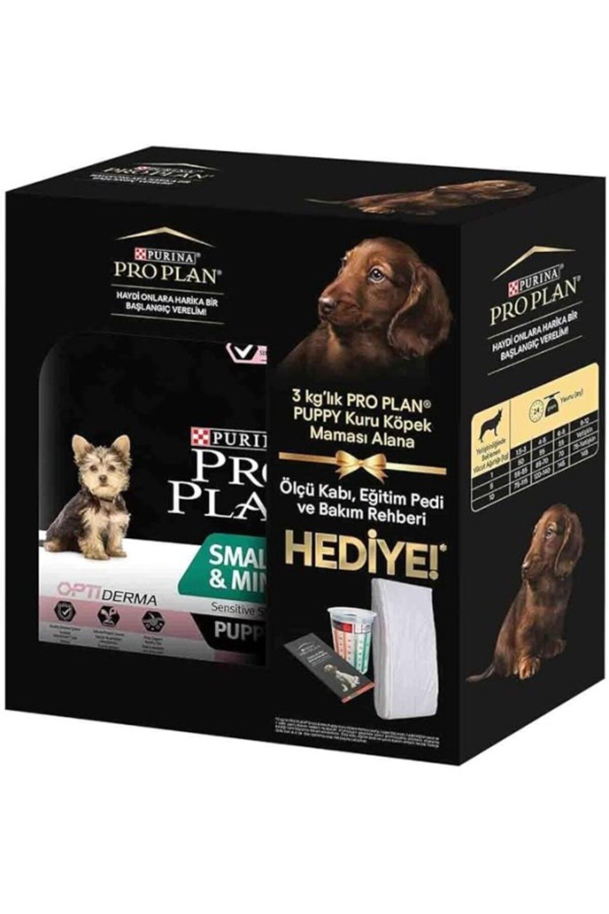 ShopZum Pro Plan Mini Puppy Somonlu Yavru Köpek Maması 3 Kg Hediyeli Paket