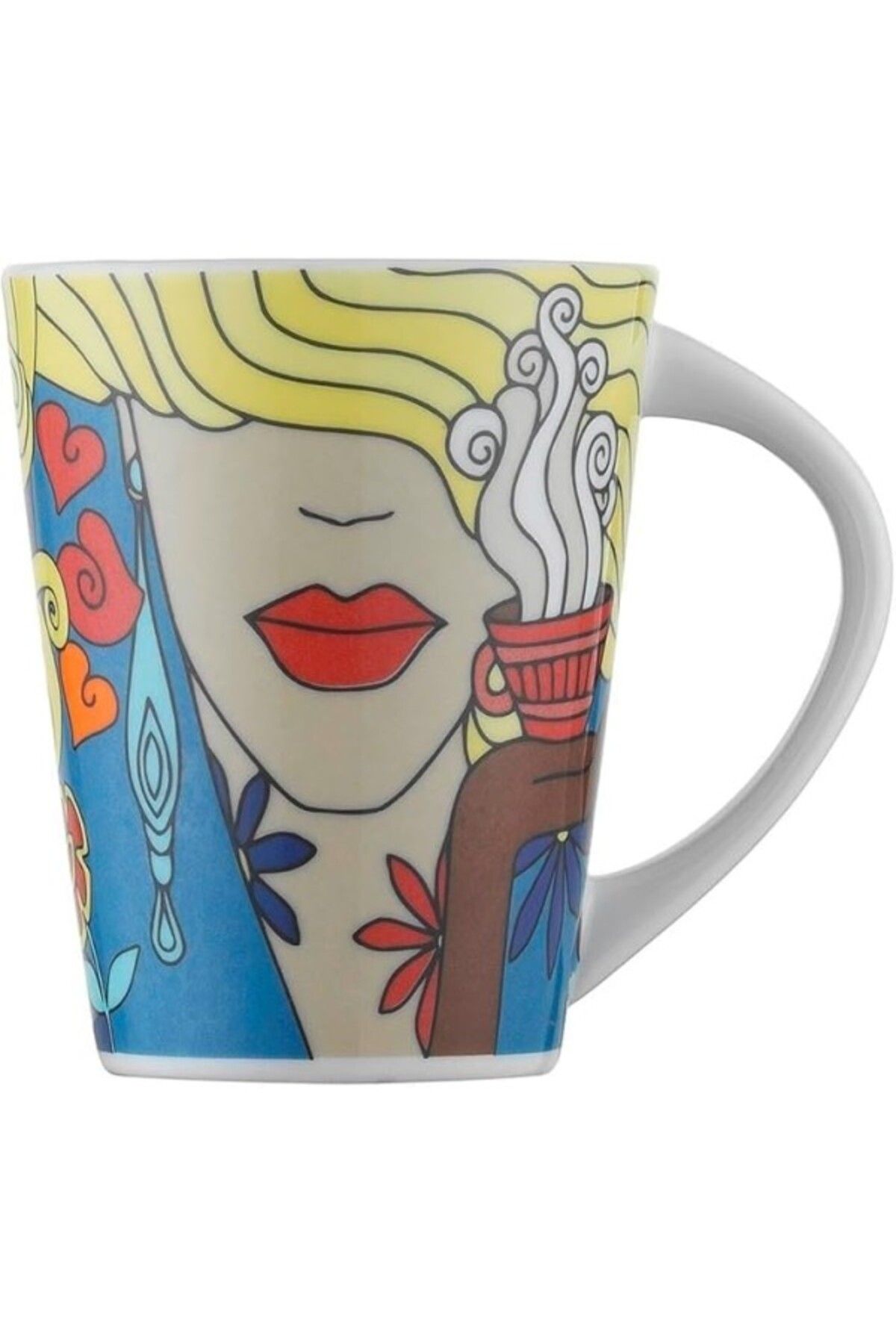 ShopZum Porselen Toledo Mug Bardak 109108, 280 Ml