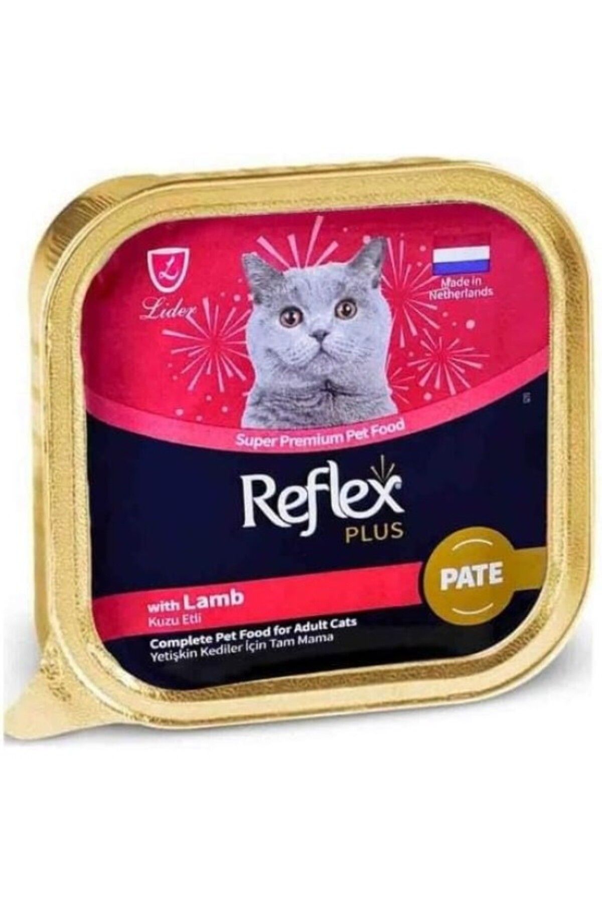 ShopZum Plus Pate Kuzu Etli Yetişkin Maması 85 Gr