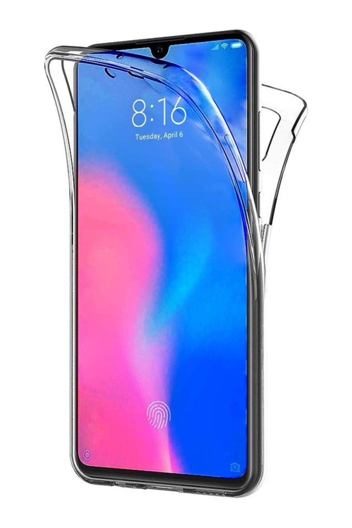 TezMax Xiaomi 15 Pro Uyumlu 360° Ön Arka Tam Koruyucu Şeffaf Silikon Full Body Kılıf