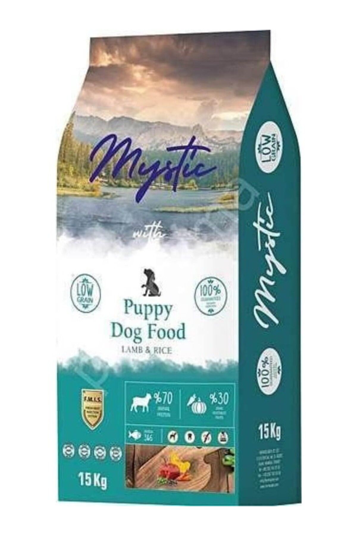ShopZum Mystic Az Tahıllı Yavru Köpek Maması Kuzulu 15 Kg