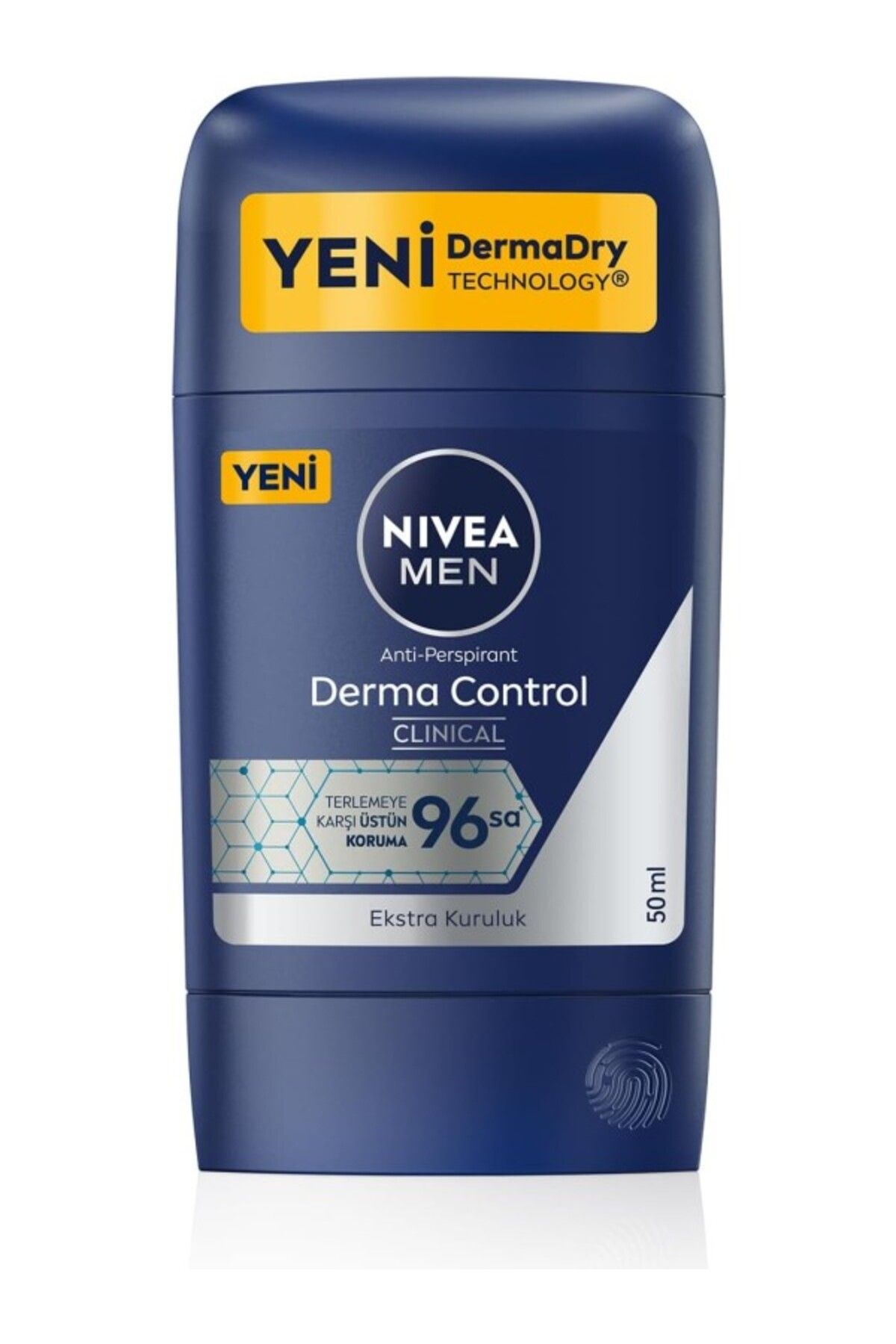 ShopZum Men Erkek Stick Deodorant Derma Control Clinical 50 Ml, 96 Saat Üstün Koruma