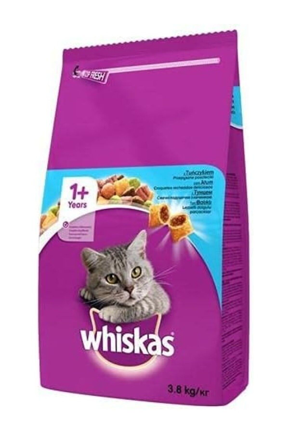 ShopZum Whiskas Ton Balıklı Yetişkin Kuru Maması 3,8 Kg