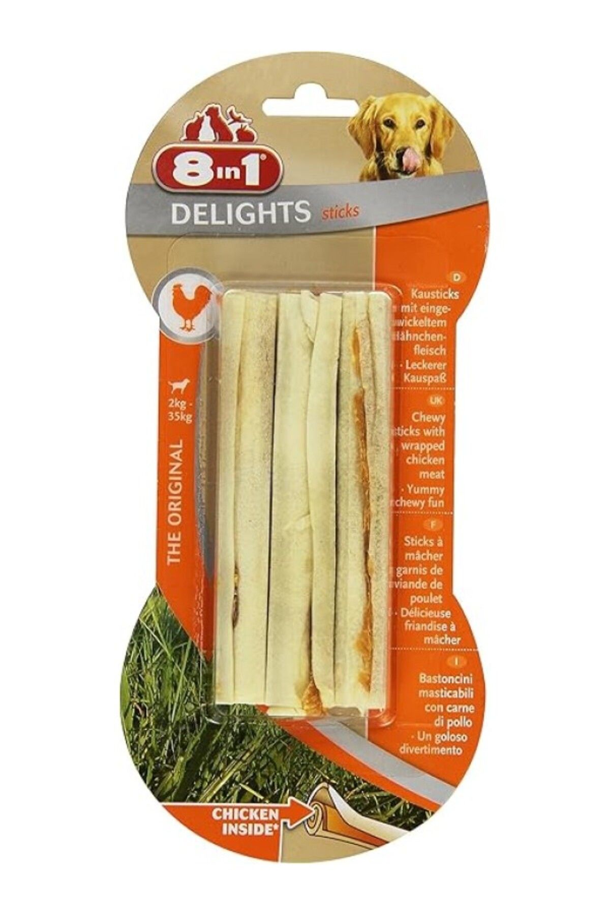 ShopZum 8In1 Delights Sticks Çiğneme Çubukları, 75 Gr. Köpek Ödülü