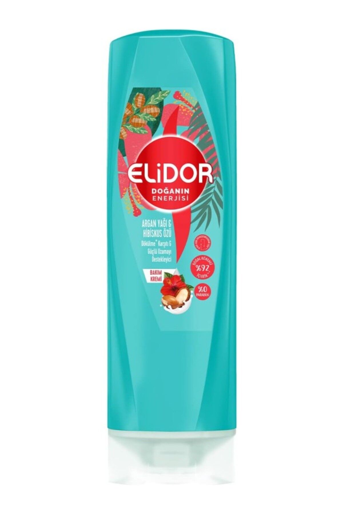 ShopZum Elidor Doğanın Enerjisi Saç Bakım Kremi Argan Yağı Ve Hibiskus Özü Dökülme Karşıtı Ve Güçlü Uzamayı