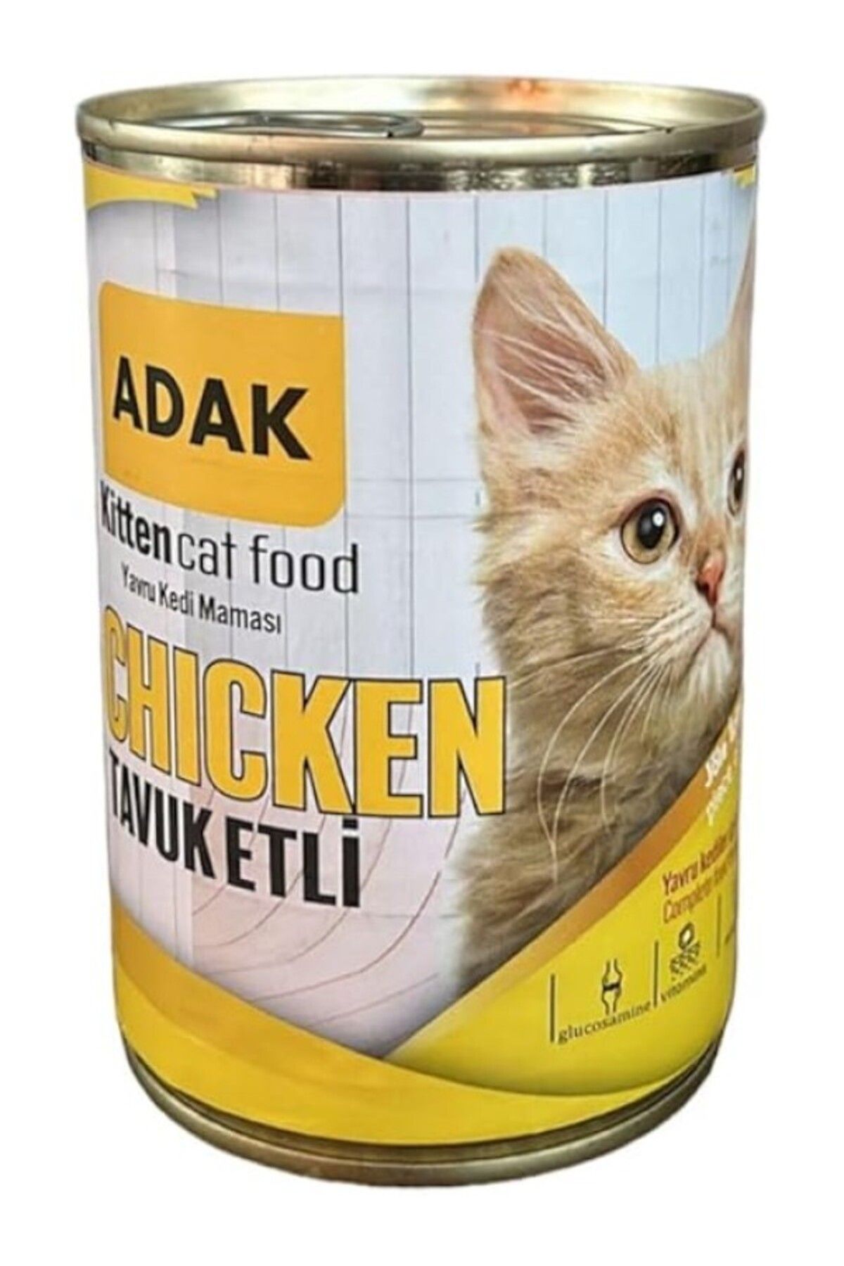 ShopZum Adak Tavuk Etli Yavru Kedi Maması Konservesi 415 gram