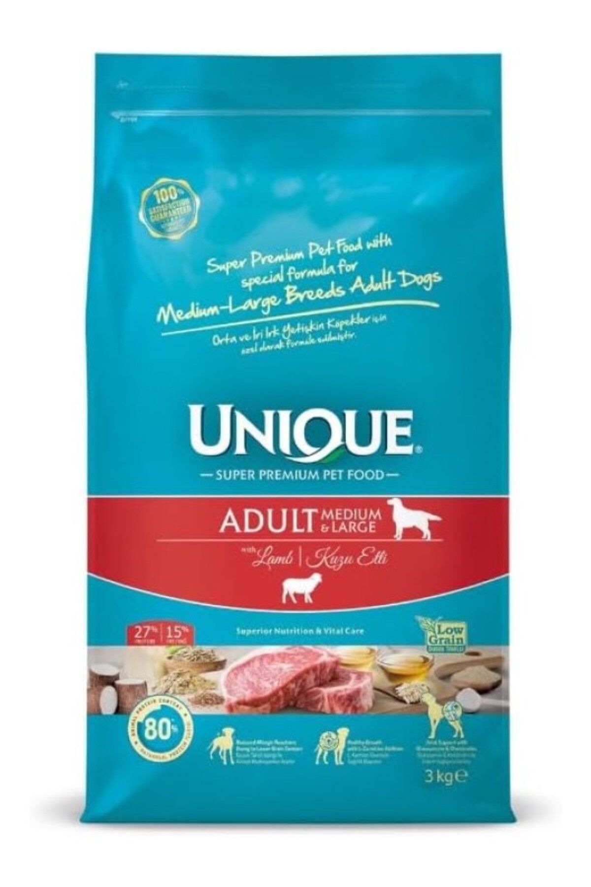 ShopZum Unique Adult Medium&Amp;Large With Lamb 3 Kg
