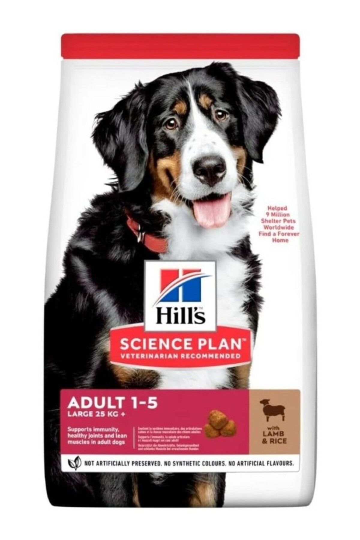 ShopZum Hill&Apos;S Science Plan Yetişkin Büyük Irk Kuzulu &Amp; Pirinçli Köpek Maması 12 + 2 Kg