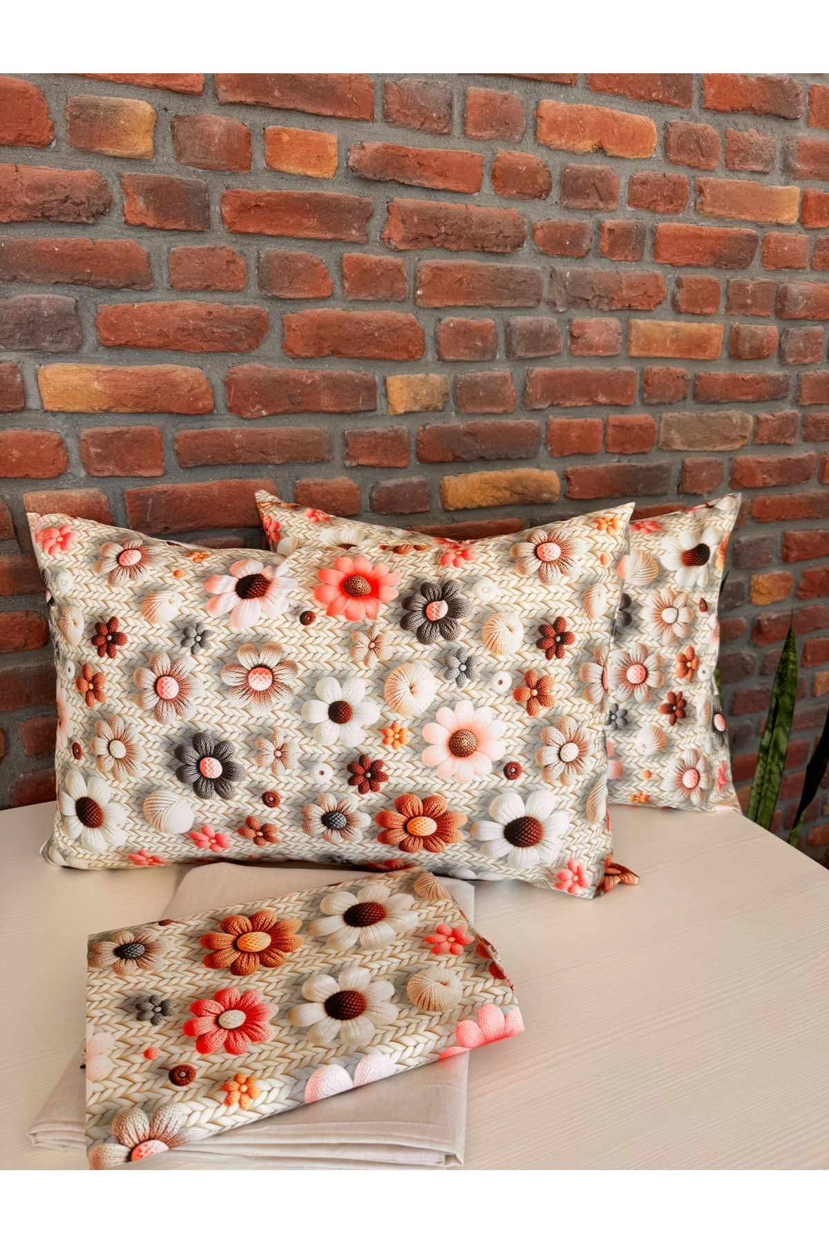 Sheri Home Tekstil Digital Baski %100 Pamuk Çarşaf Takımı 180 X 200 TY72828272