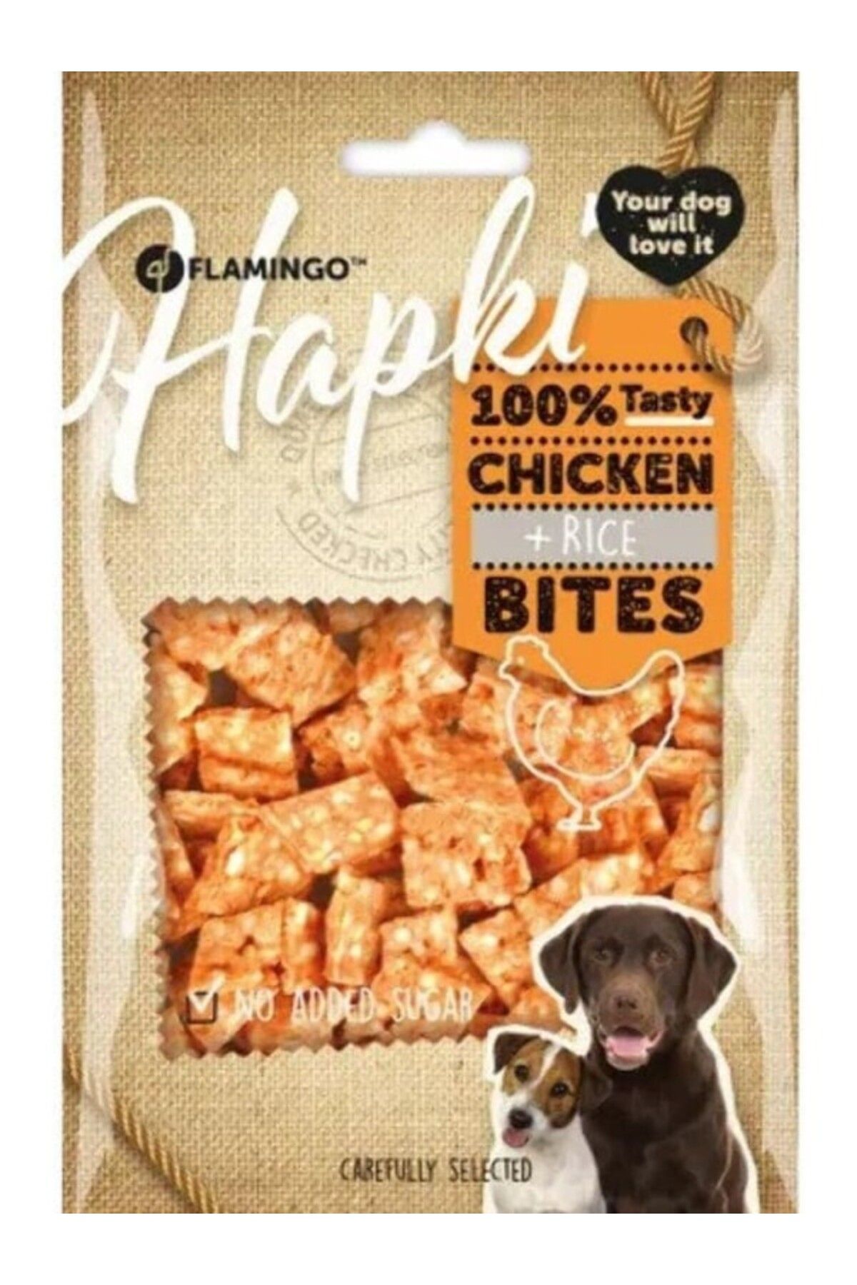 ShopZum Flamingo Hapki Bites Tavuklu Ve Pirinçli Köpek Ödül Maması 85 Gr