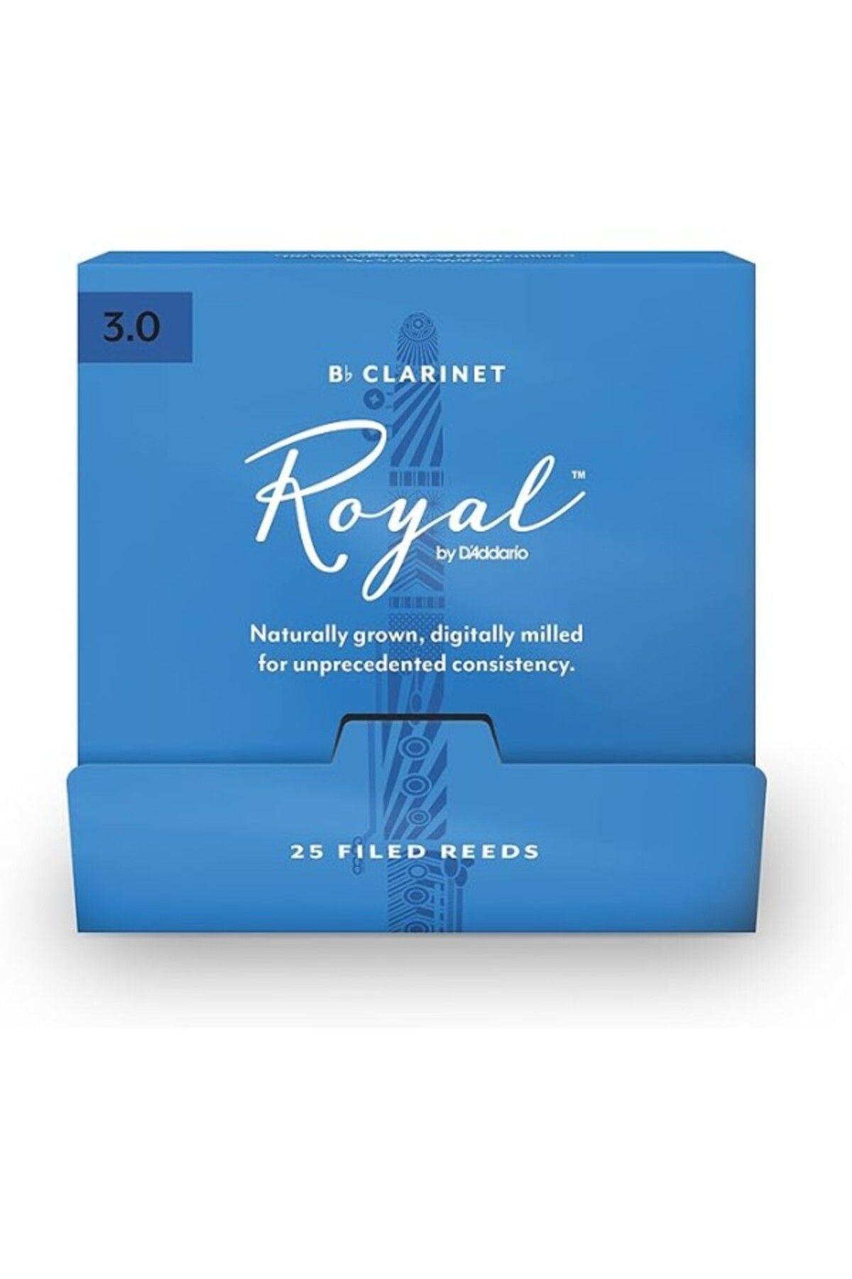 ShopZum Royal By D&apos;addario Bb Klarnet Için Yapraklar, No. 3.0, 25 Adet